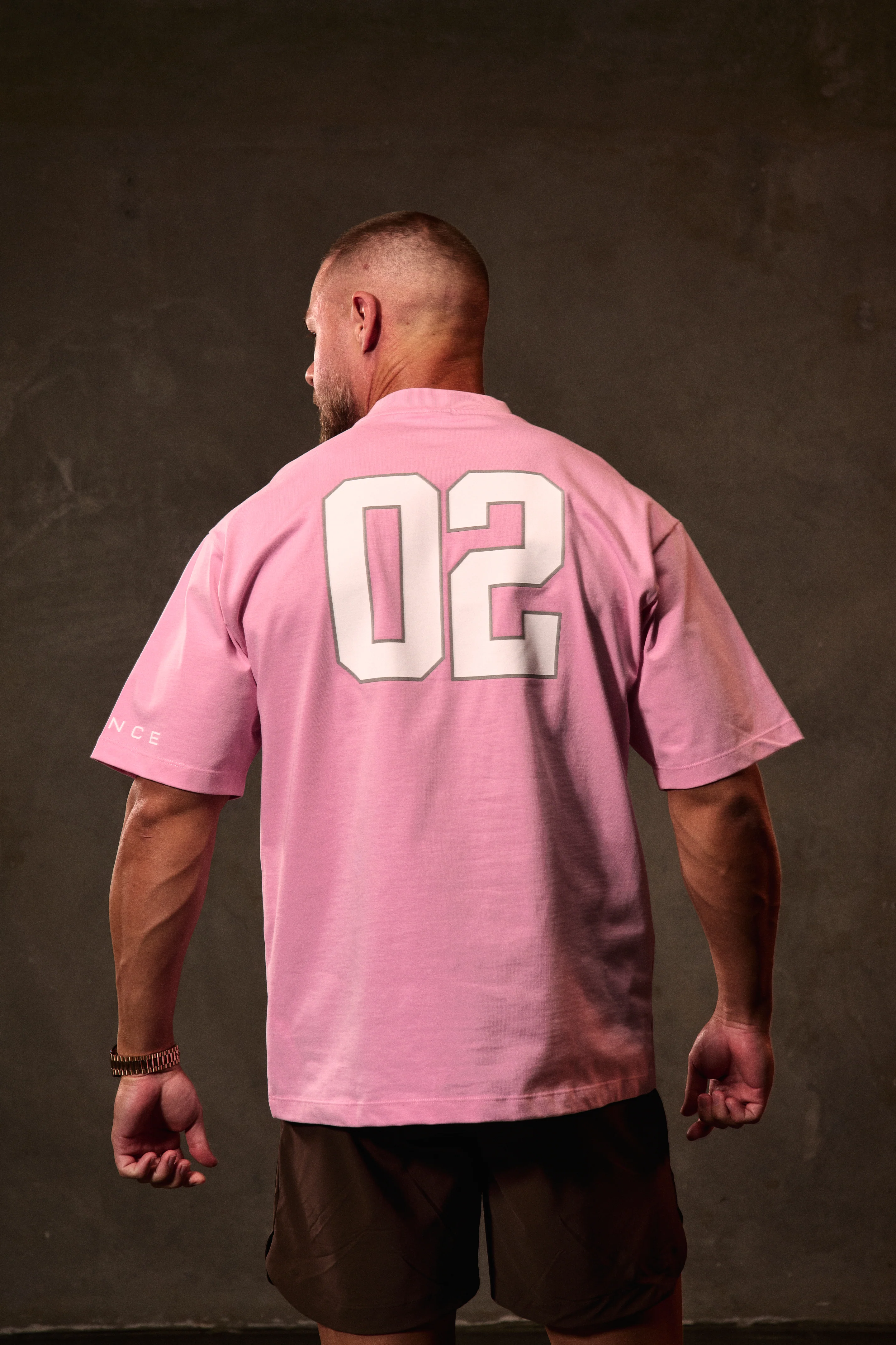 EVDNCE 02 Oversized Tee - Avalon Pink - Image 3