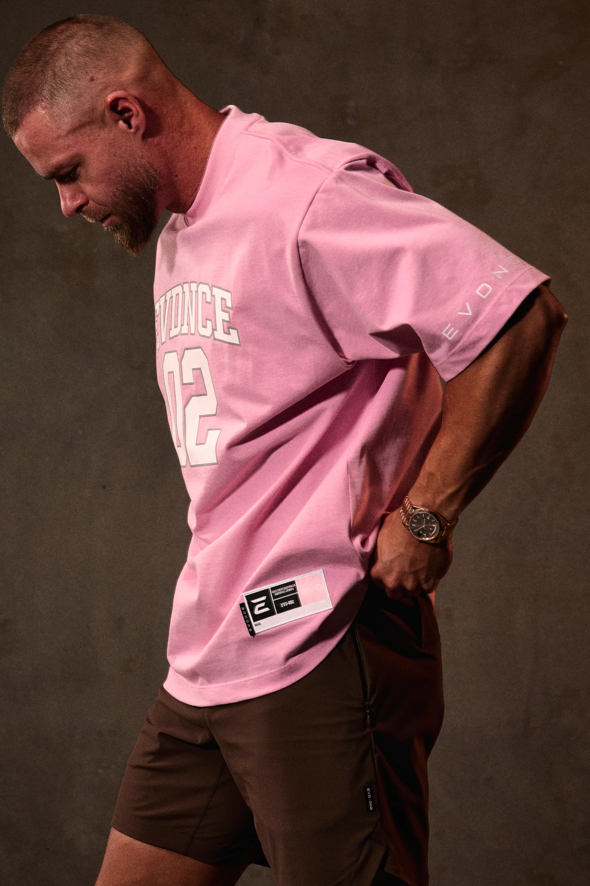 EVDNCE 02 Oversized Tee - Avalon Pink - Image 4