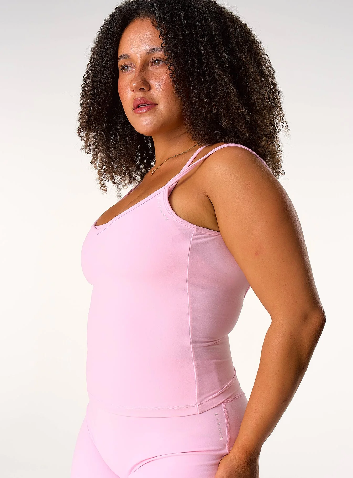 Cloud Compression Backless V Tank - Avalon Pink - Image 3