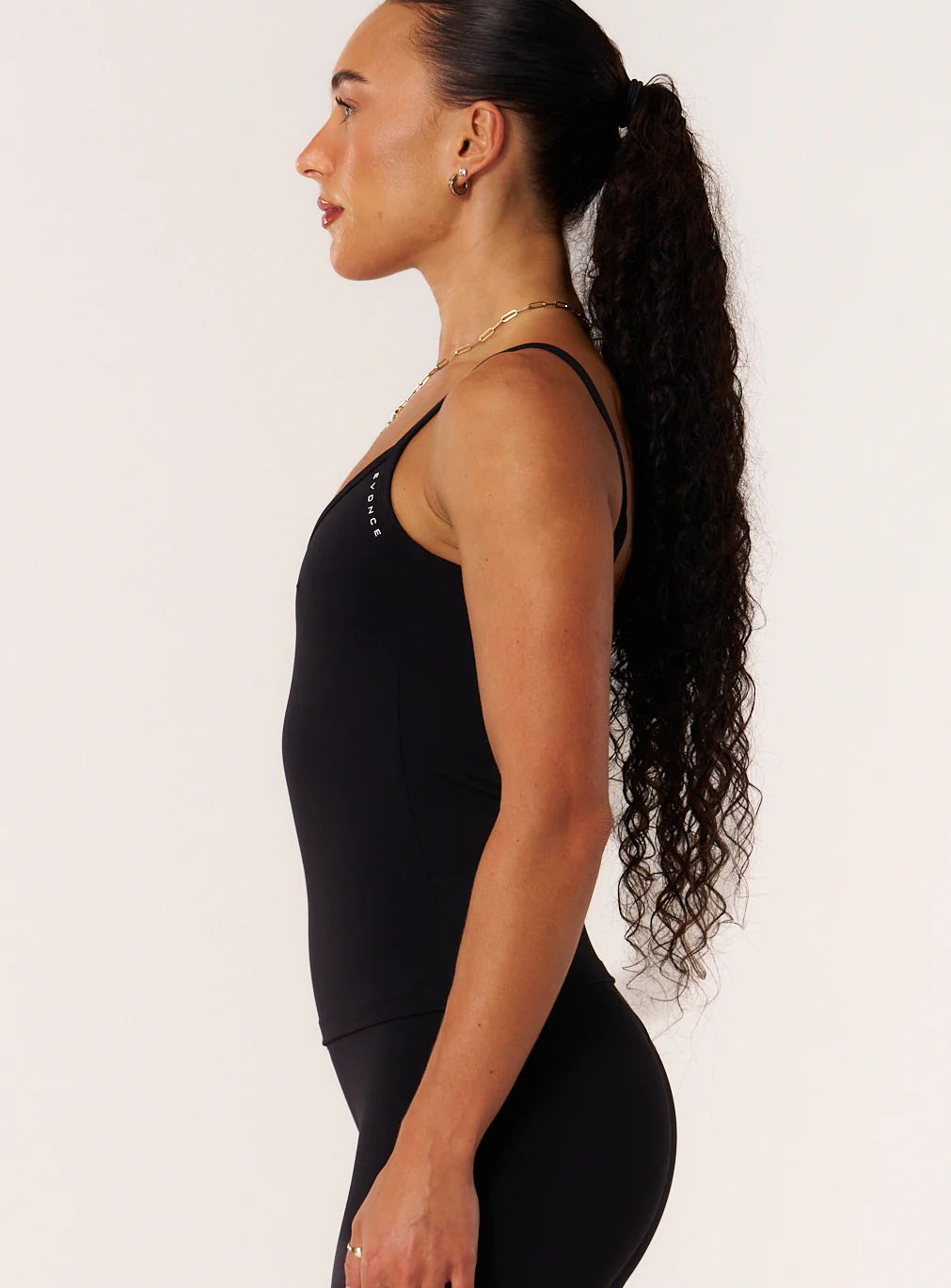 Cloud Compression Backless V Tank - Black - Image 6