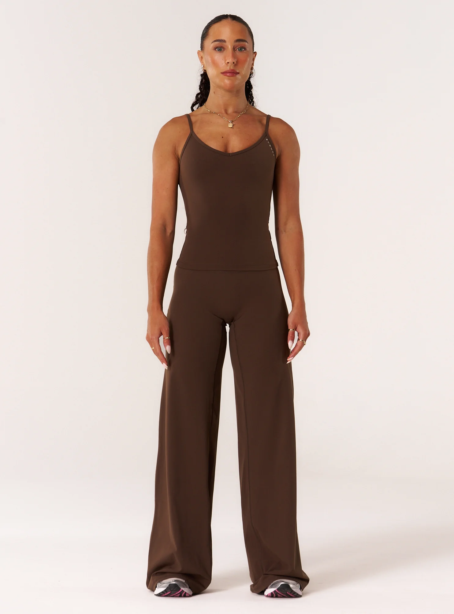 Cloud Compression Backless V Tank - Malt - Image 3