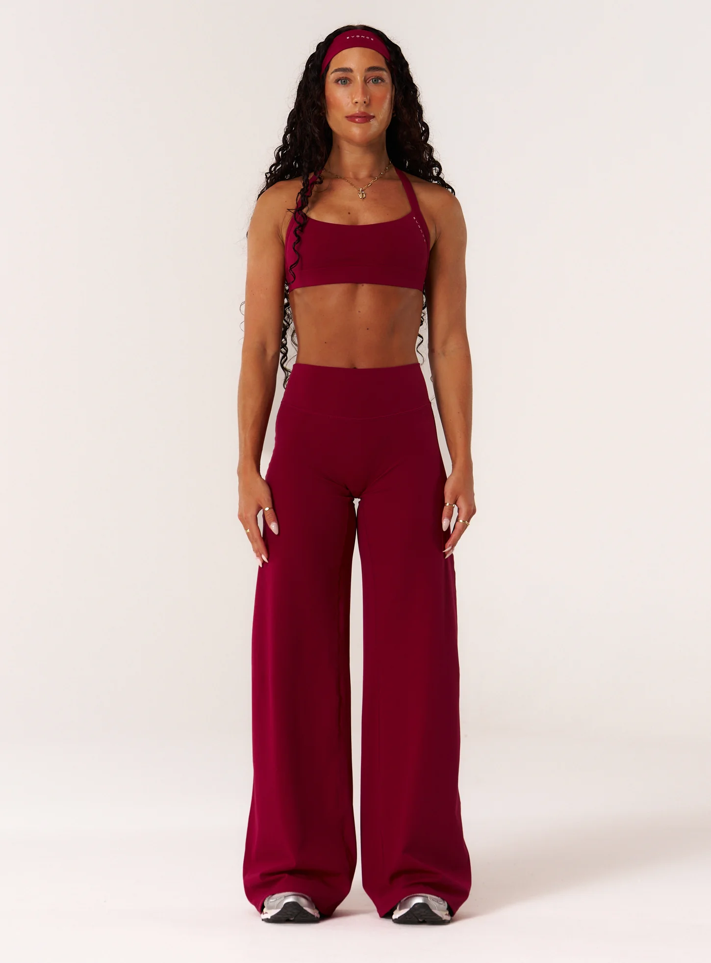 Cloud Compression Luxe Halter Bra - Beet - Image 3