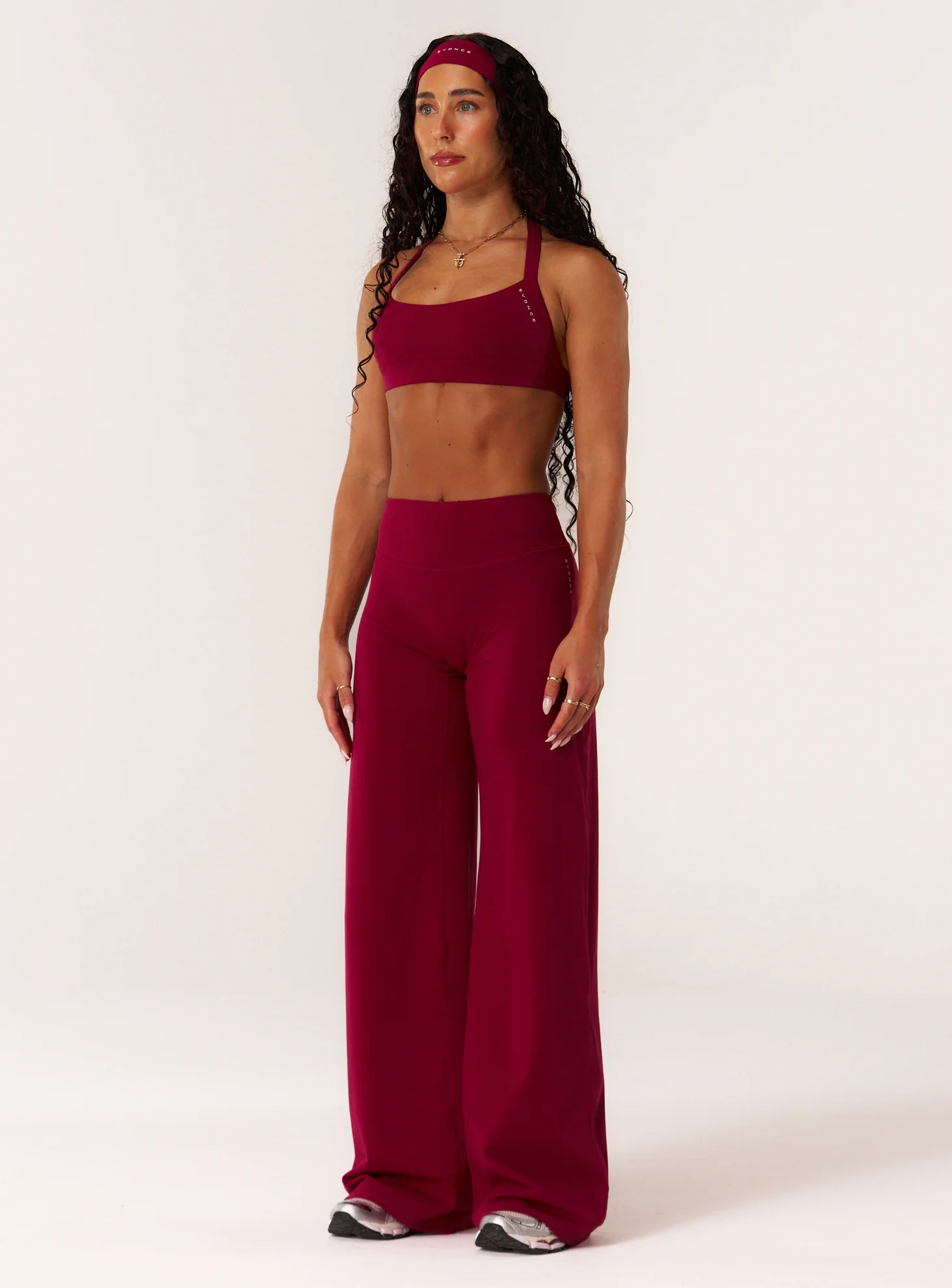 Cloud Compression Luxe Halter Bra - Beet - Image 4