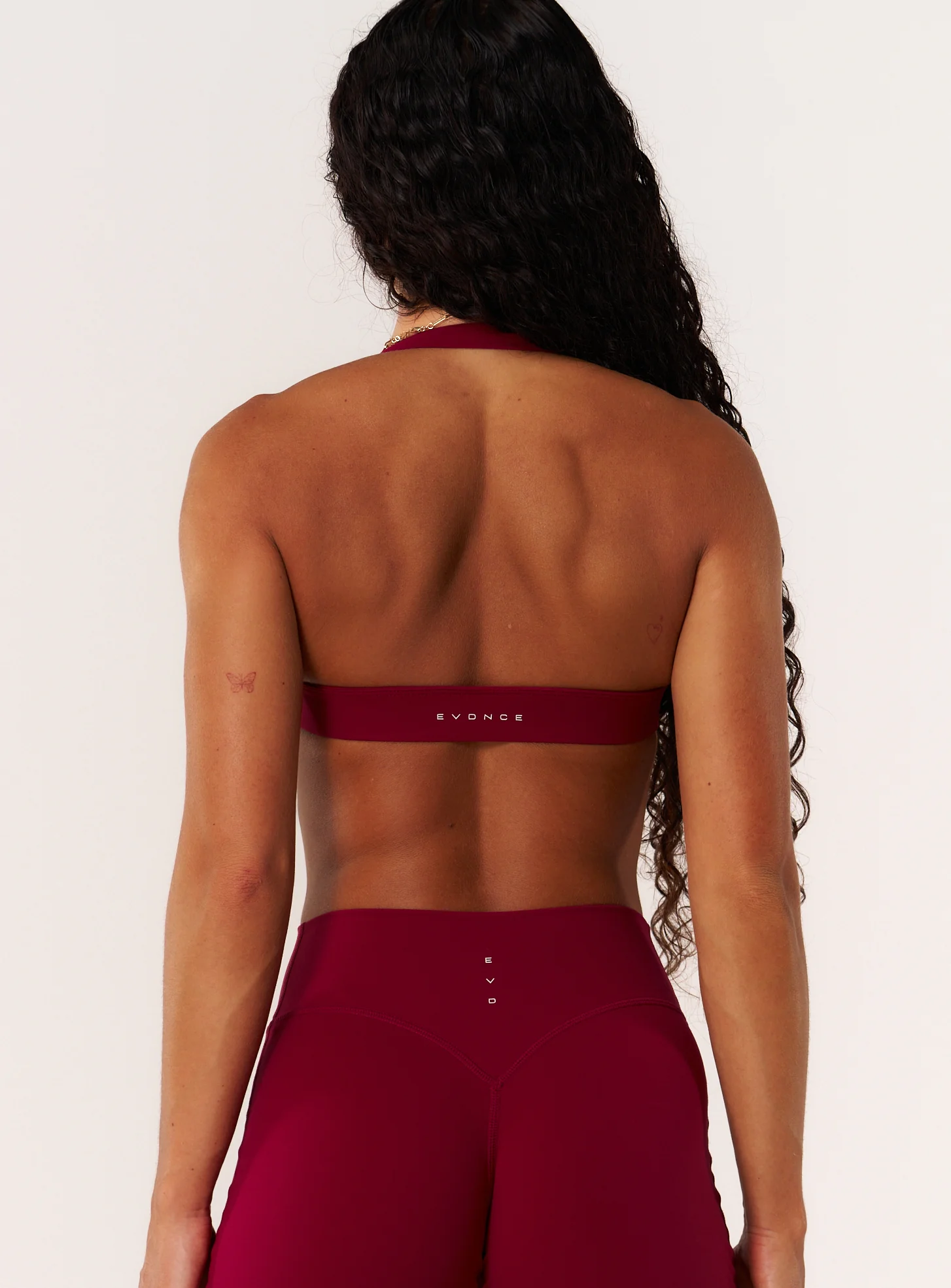 Cloud Compression Luxe Halter Bra - Beet - Image 7