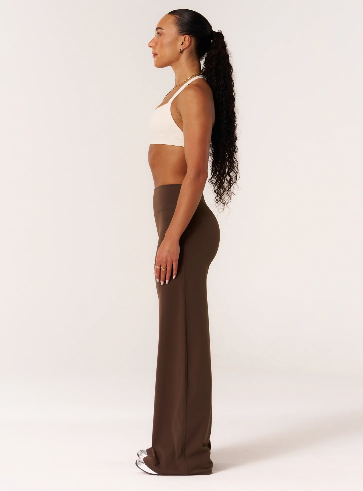 Cloud Compression Luxe Halter Bra - Vanilla - Image 5