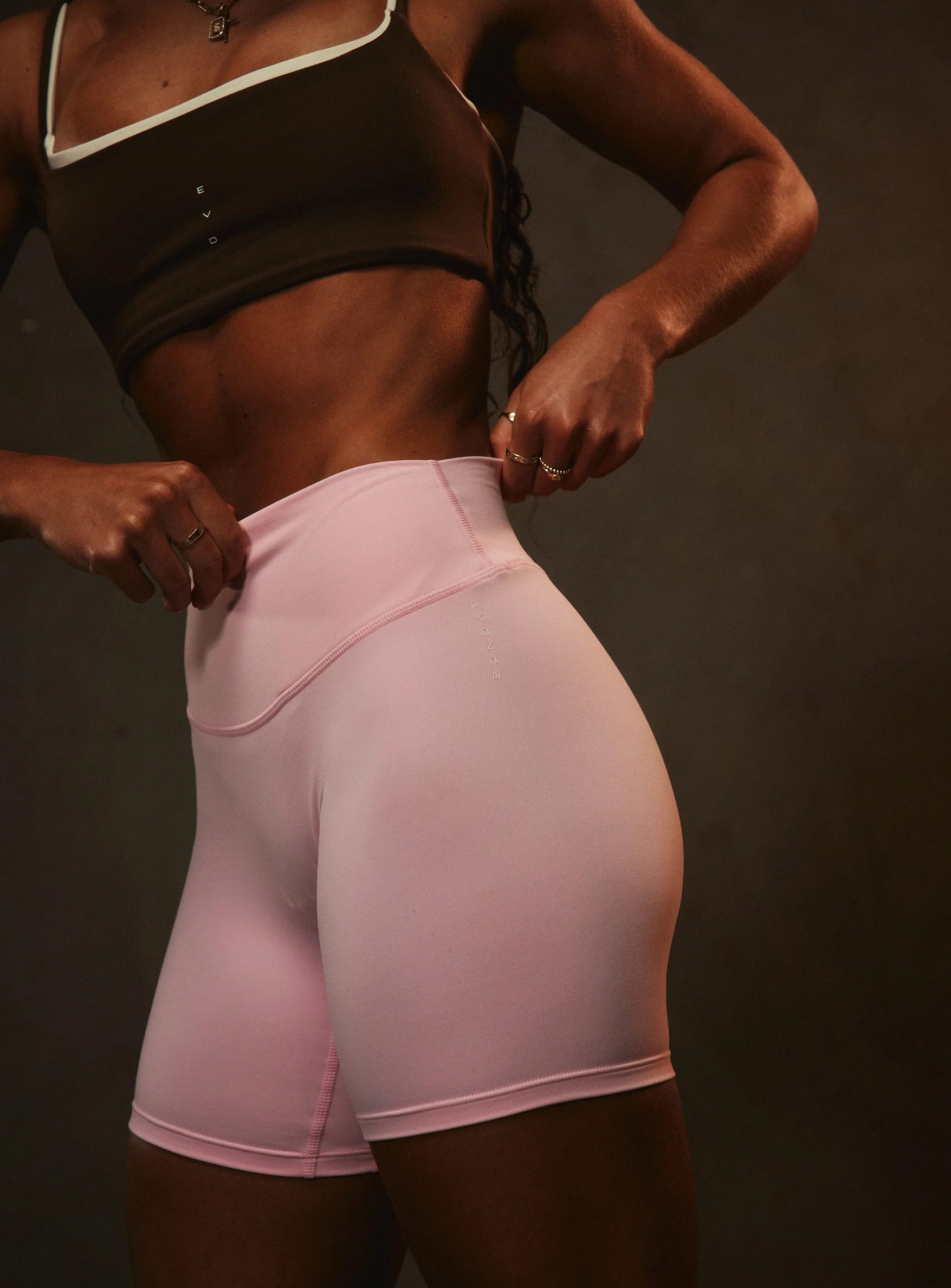 Cloud Compression Mid Rise Shorts - Avalon Pink - Image 7