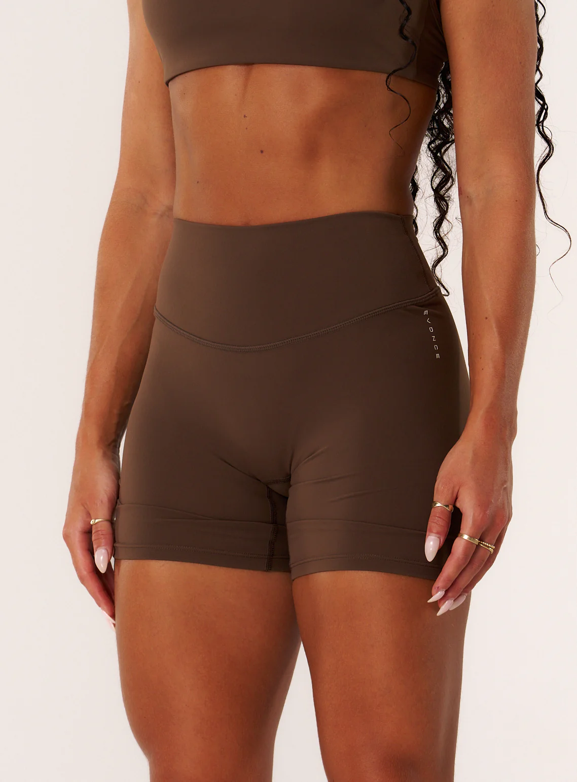 Cloud Compression Mid Rise Shorts - Malt - Image 5