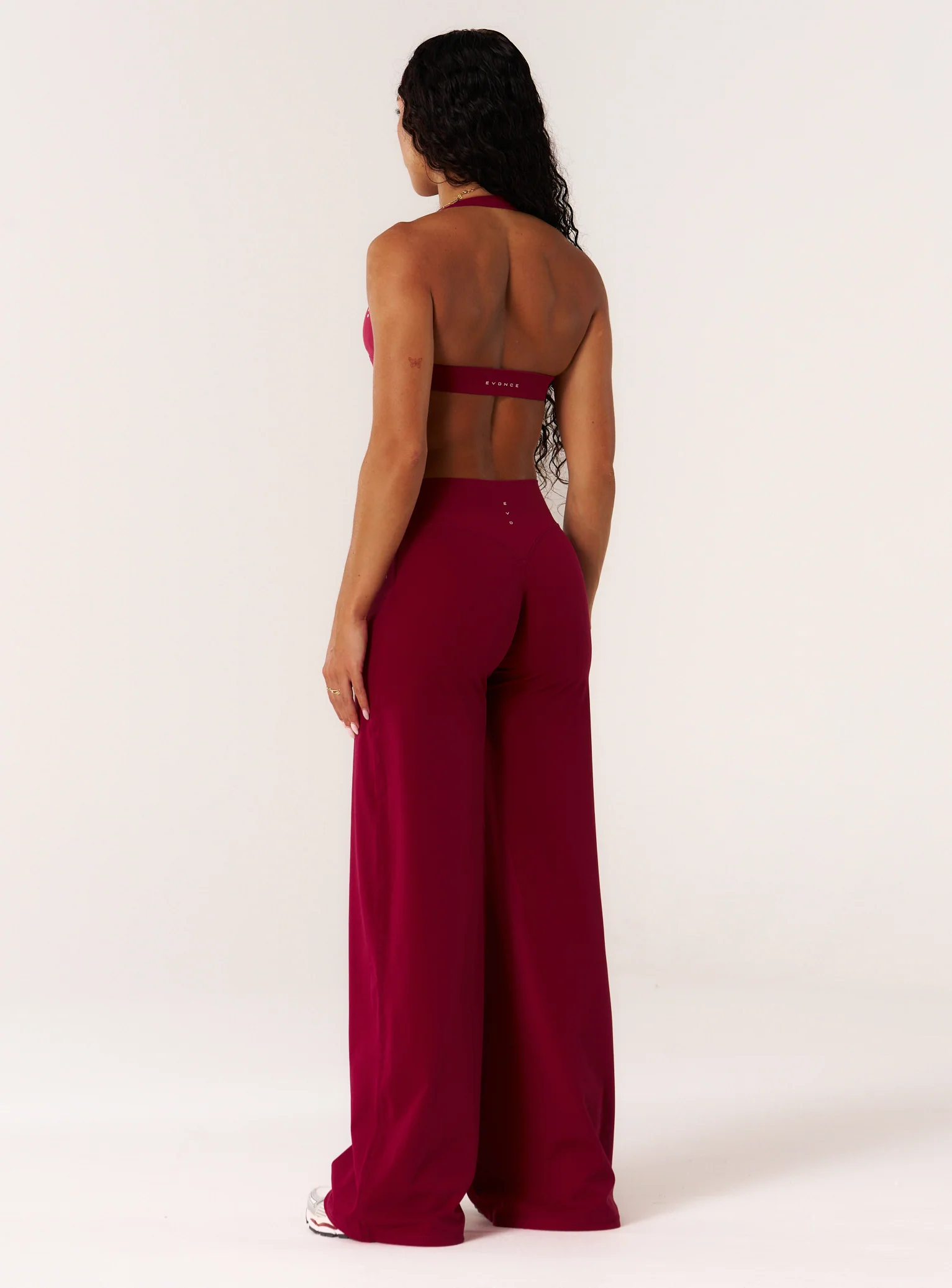 Cloud Compression Wide Leg Leggings - Beet - Image 5