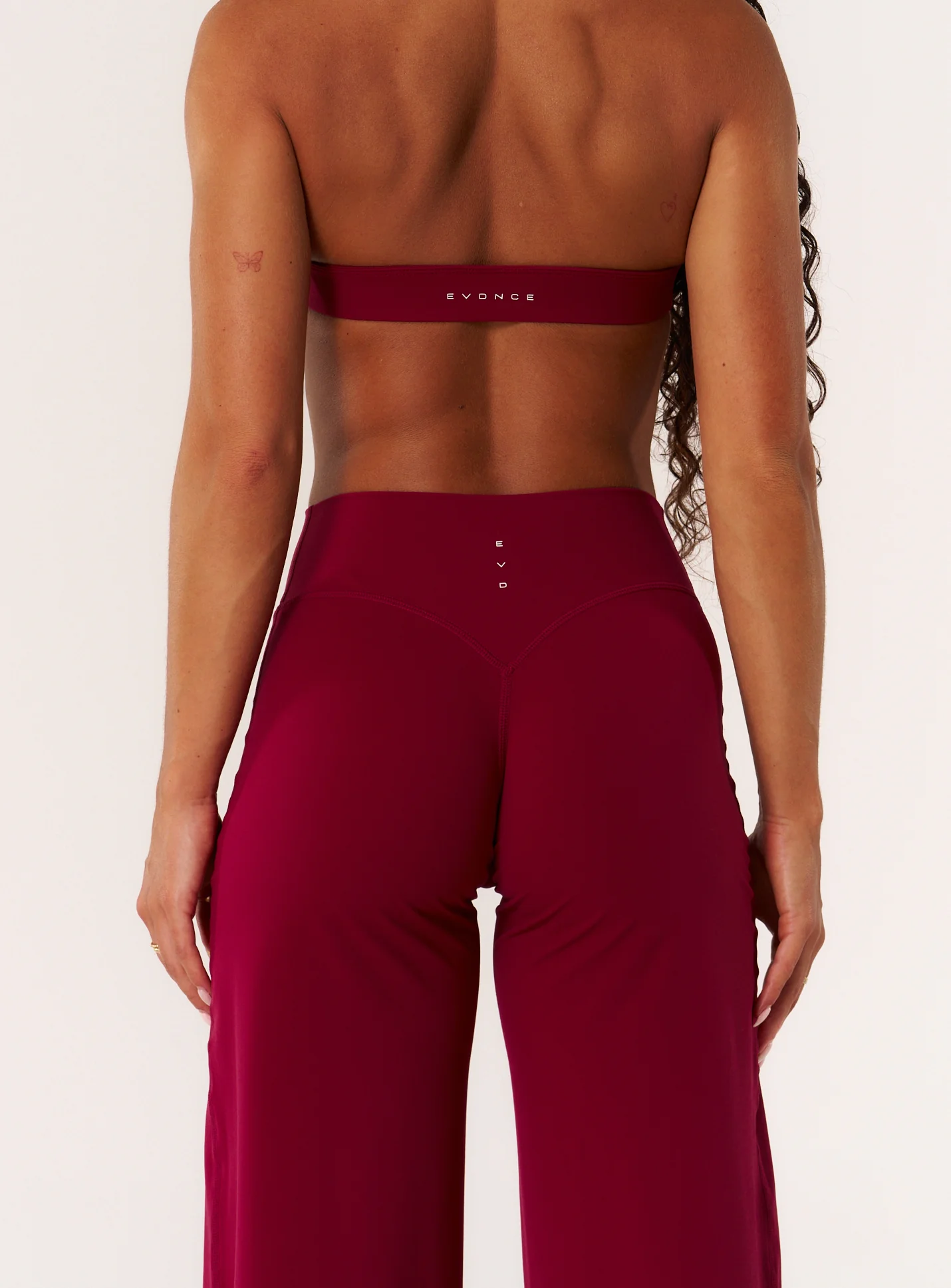 Cloud Compression Wide Leg Leggings - Beet - Image 6