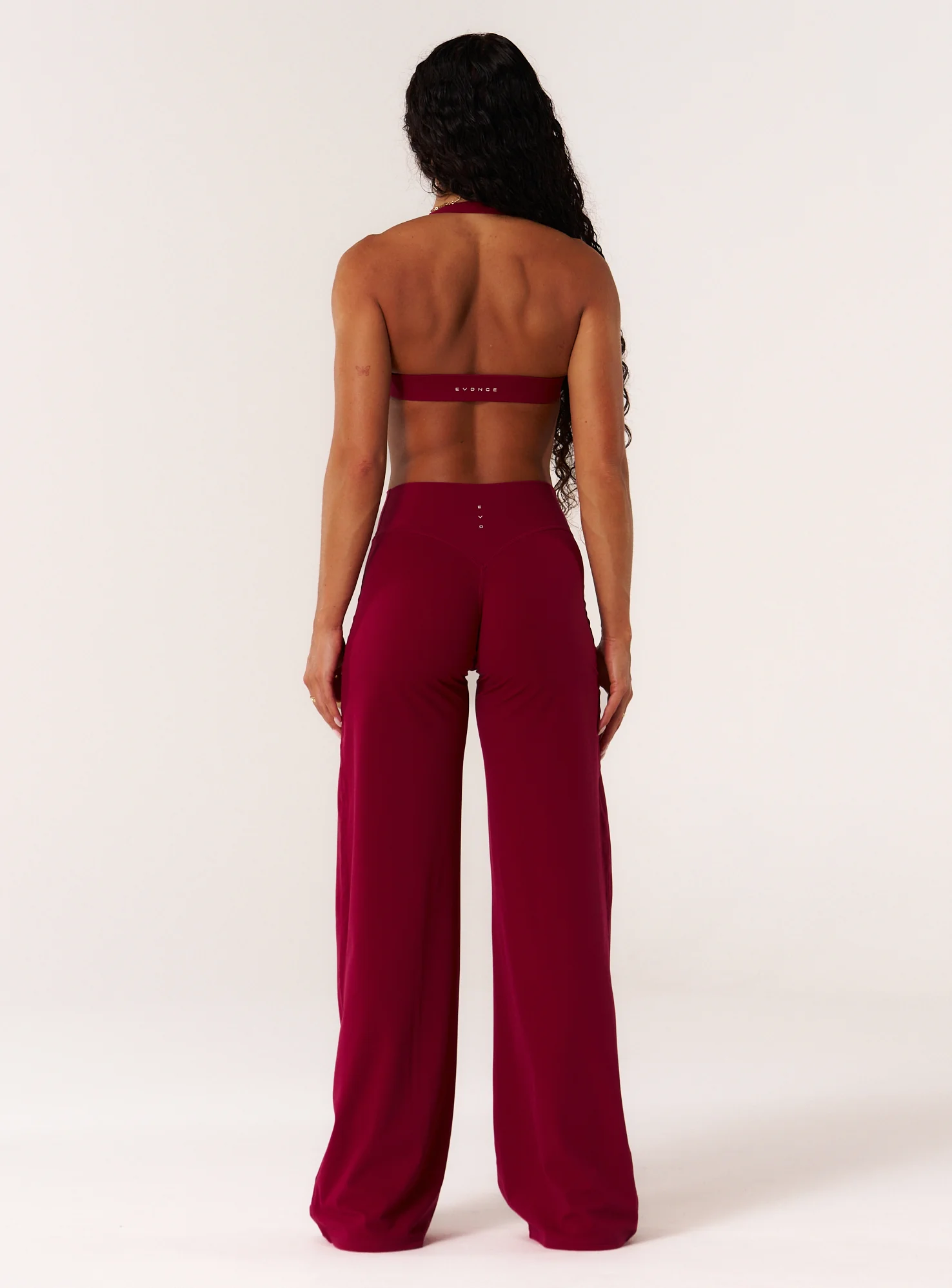 Cloud Compression Wide Leg Leggings - Beet - Image 7