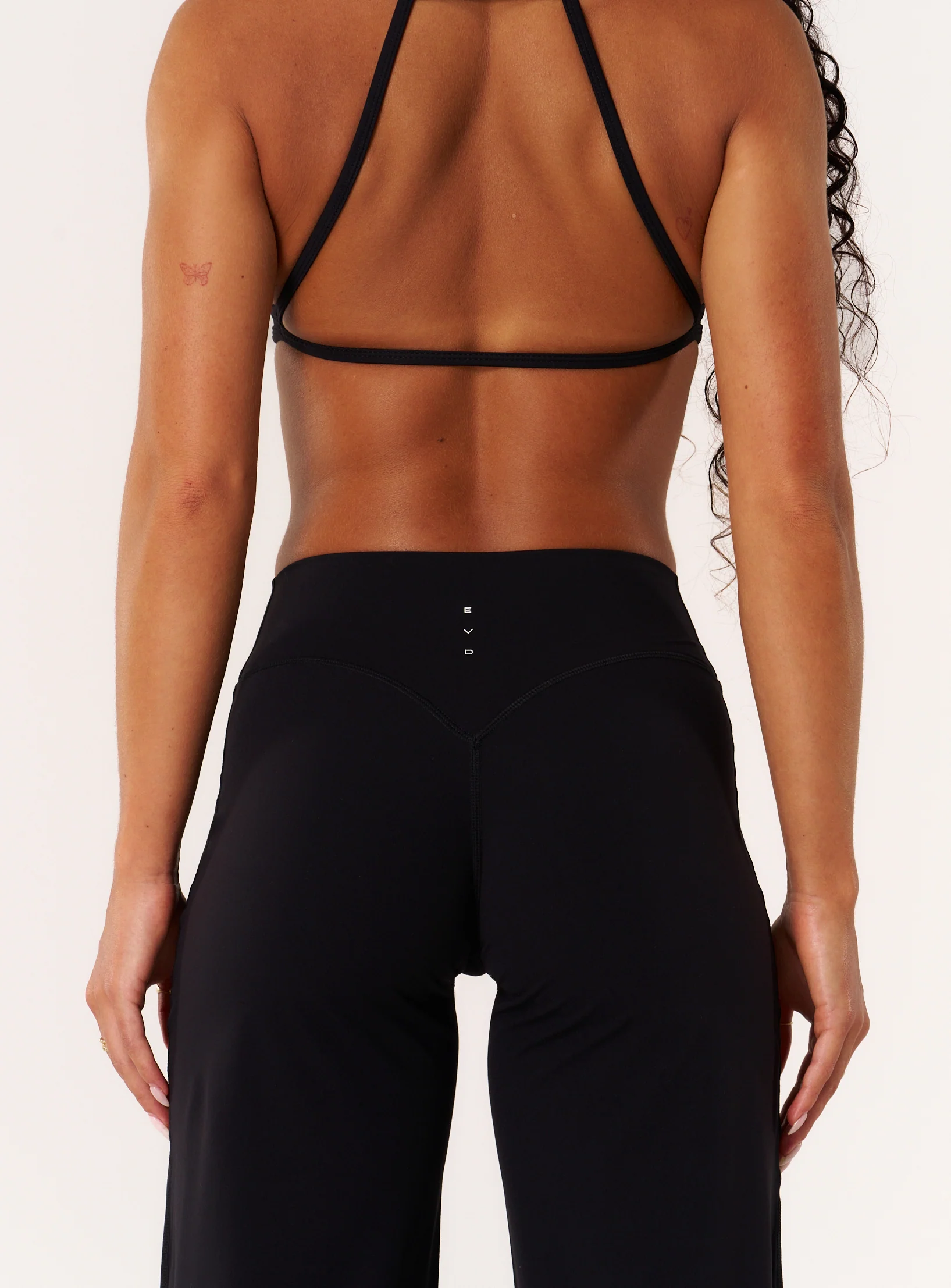 Cloud Compression Wide Leg Leggings - Black - Image 11