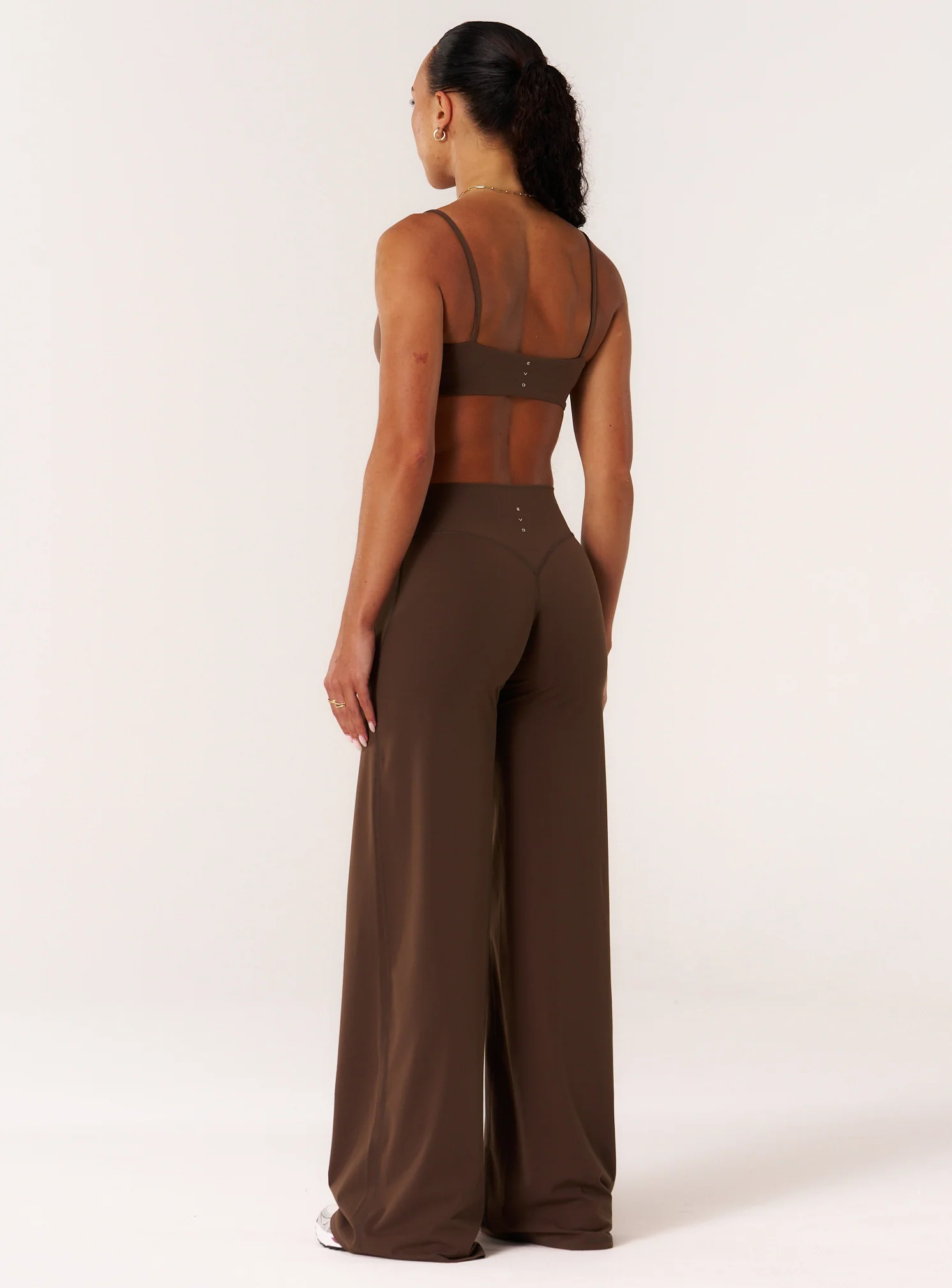 Cloud Compression Wide Leg Leggings - Malt - Image 6