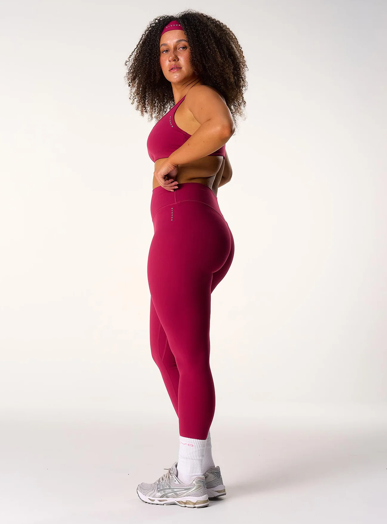 Cloud Compression Leggings - Beet - Image 11
