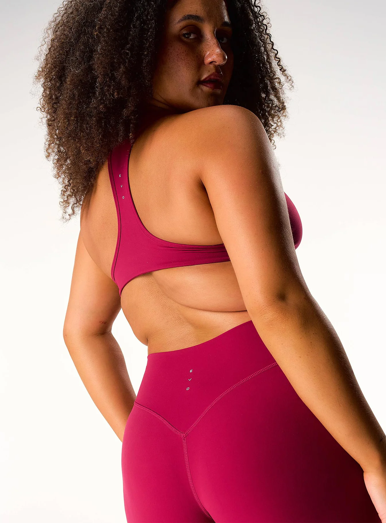 Cloud Compression Leggings - Beet - Image 13