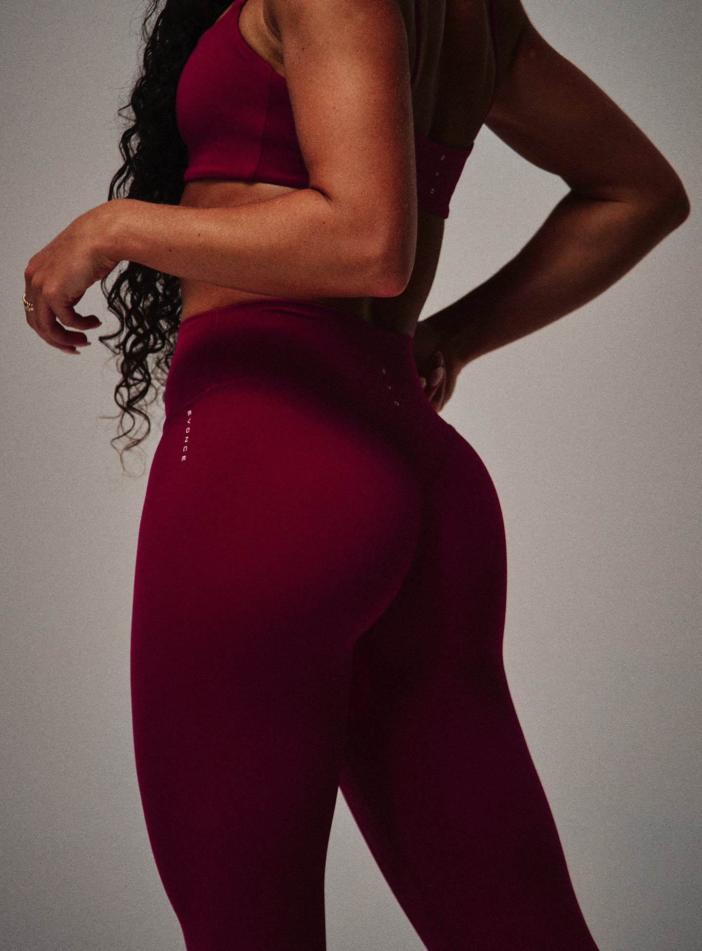 Cloud Compression Leggings - Beet - Image 14