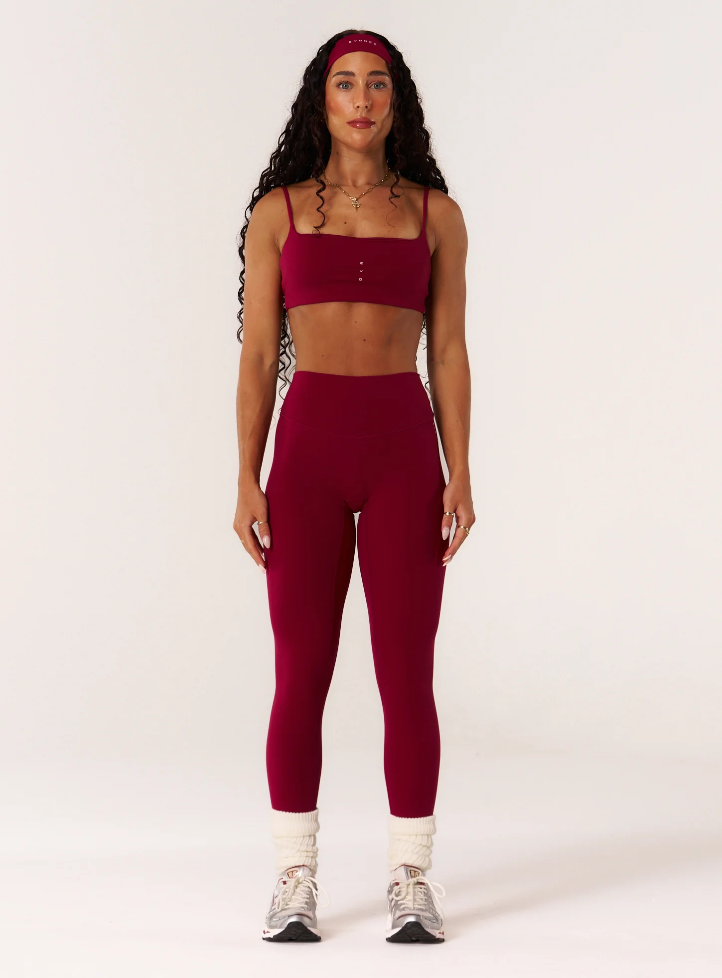 Cloud Compression Leggings - Beet - Image 3