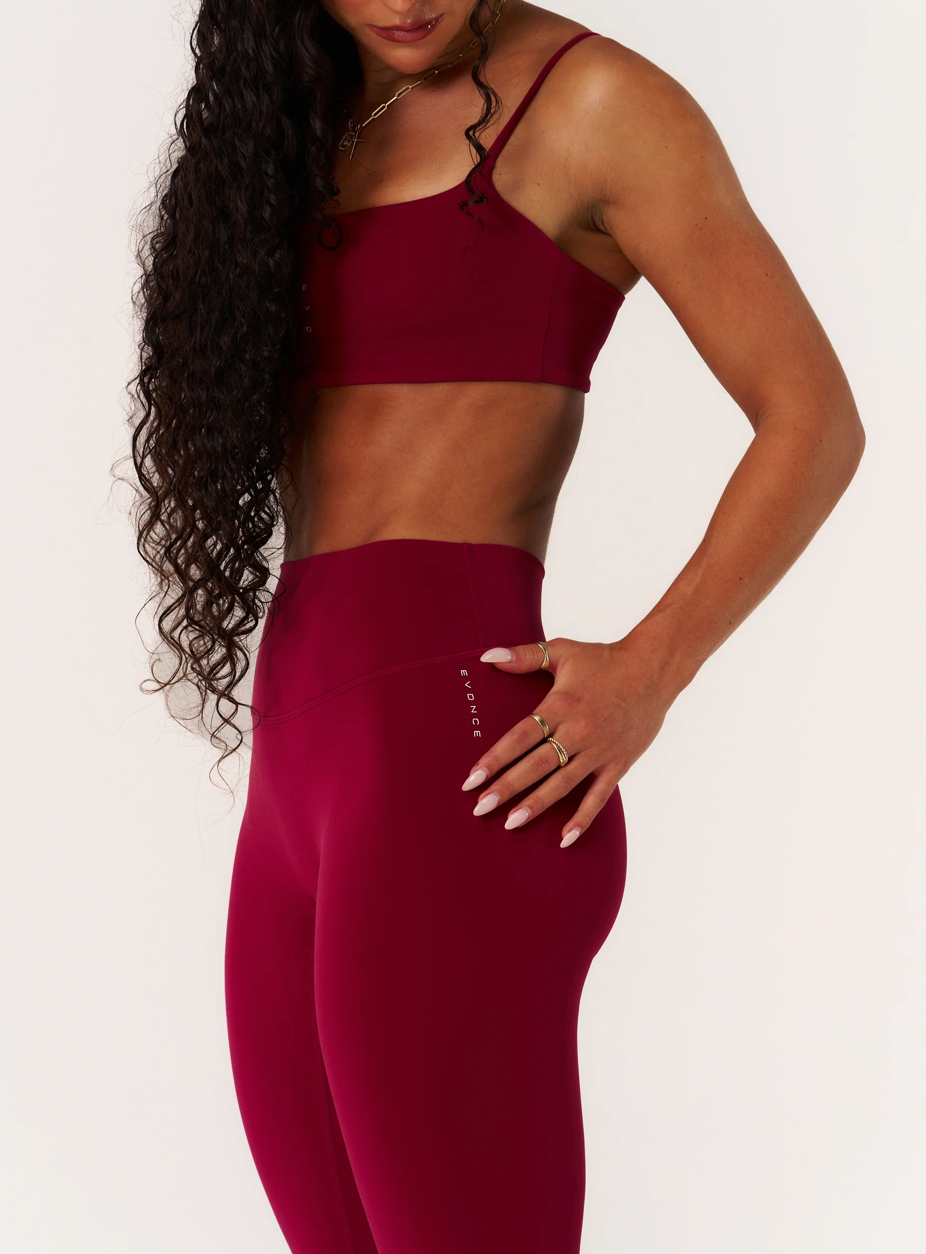 Cloud Compression Leggings - Beet - Image 9