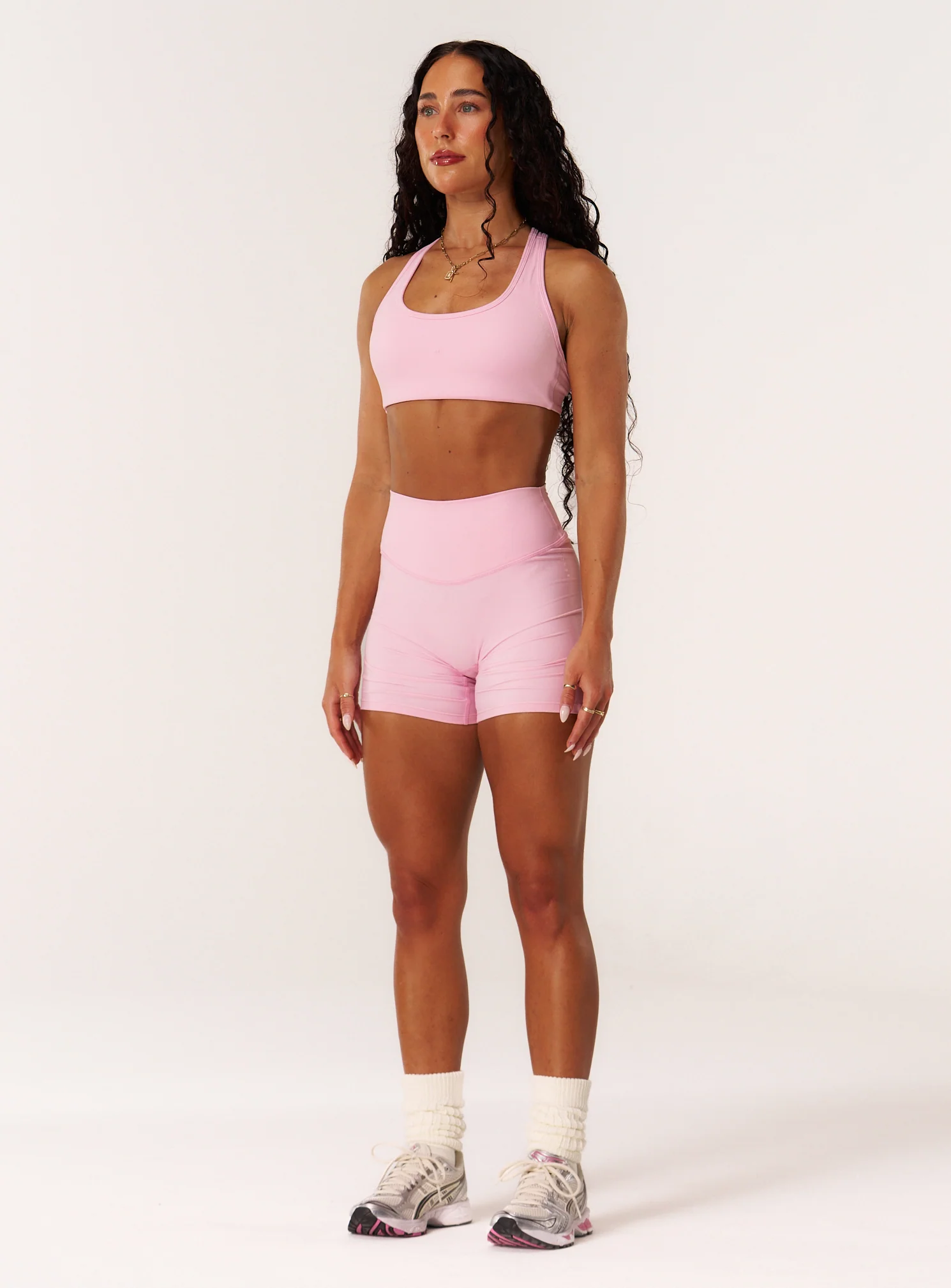 Cloud Compression Open Racer Back Bra - Avalon Pink - Image 4