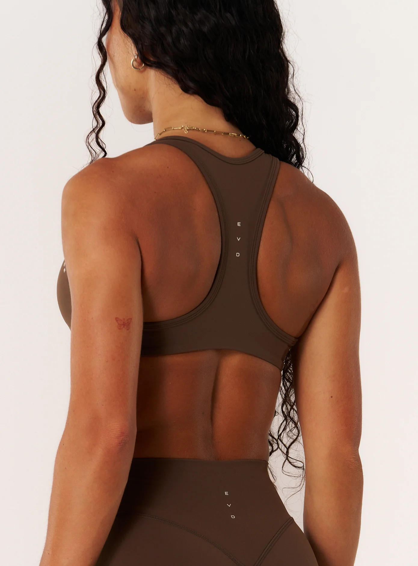 Cloud Compression Open Racer Back Bra - Malt - Image 4