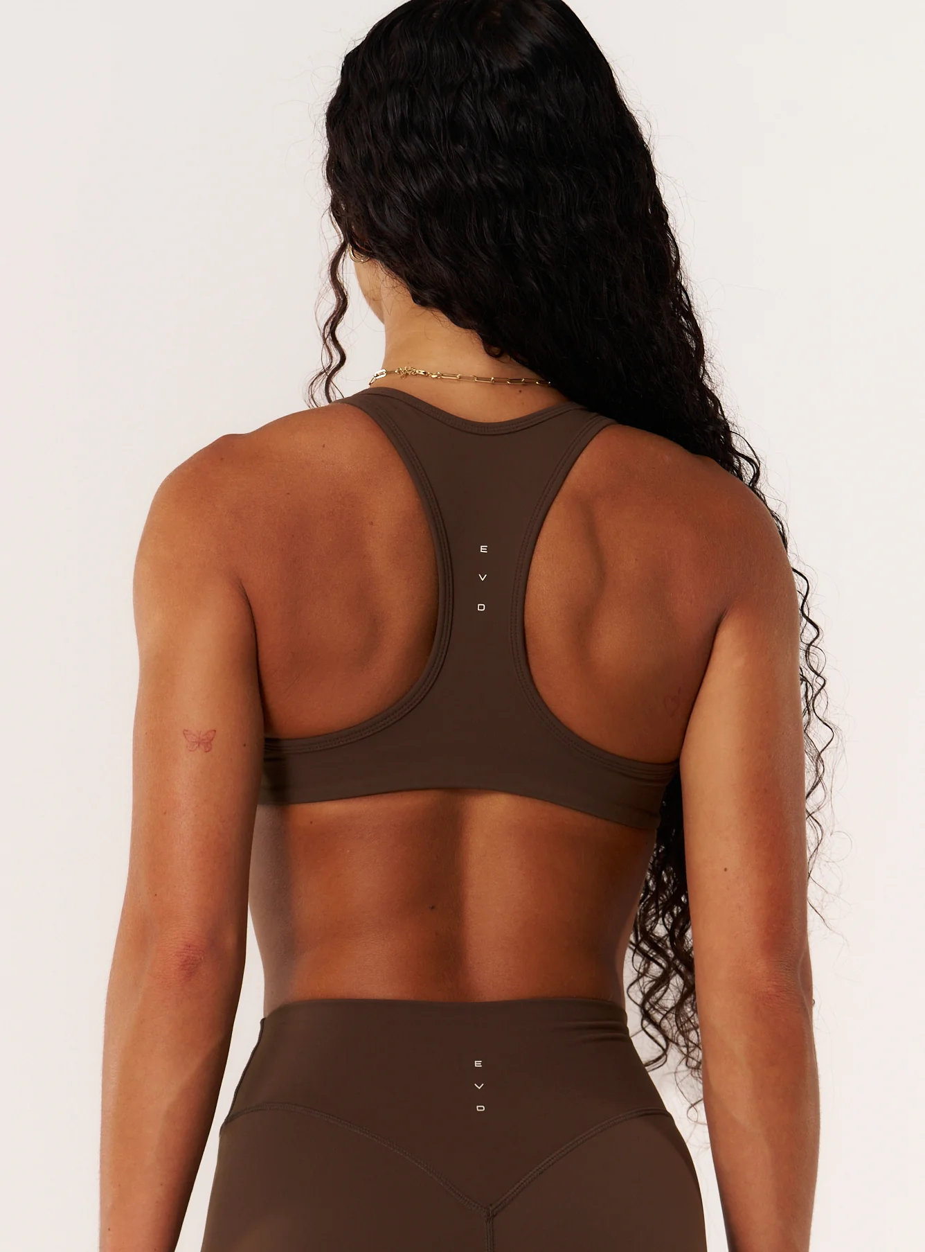 Cloud Compression Open Racer Back Bra - Malt - Image 5