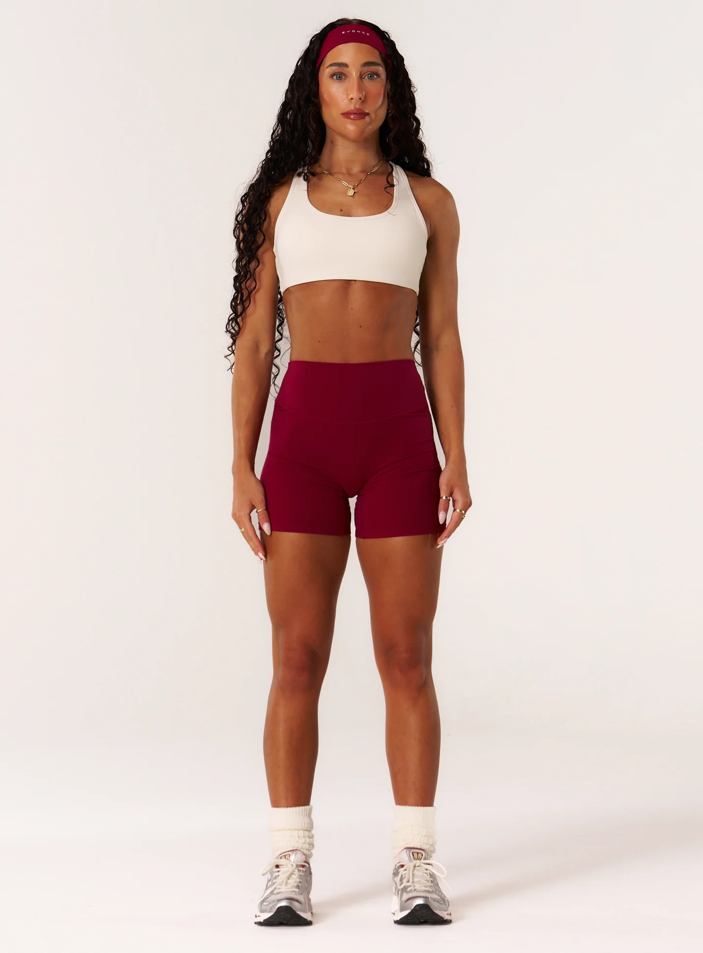 Cloud Compression Open Racer Back Bra - Vanilla - Image 4