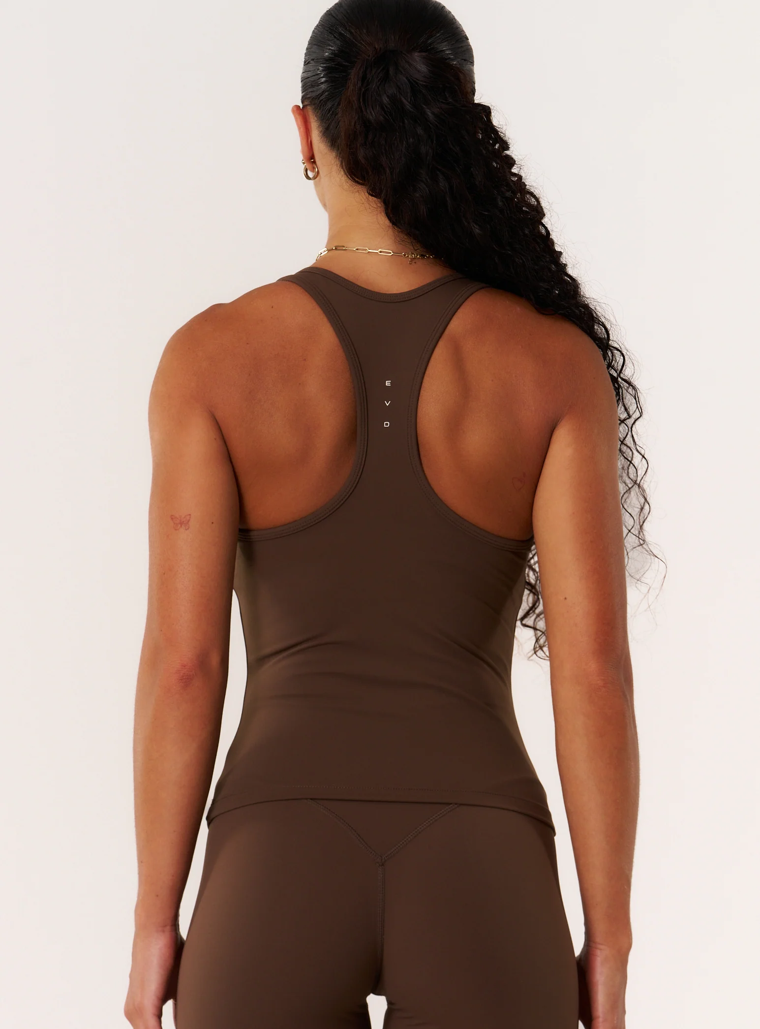 Cloud Compression Open Racer Back Tank - Malt - Image 6