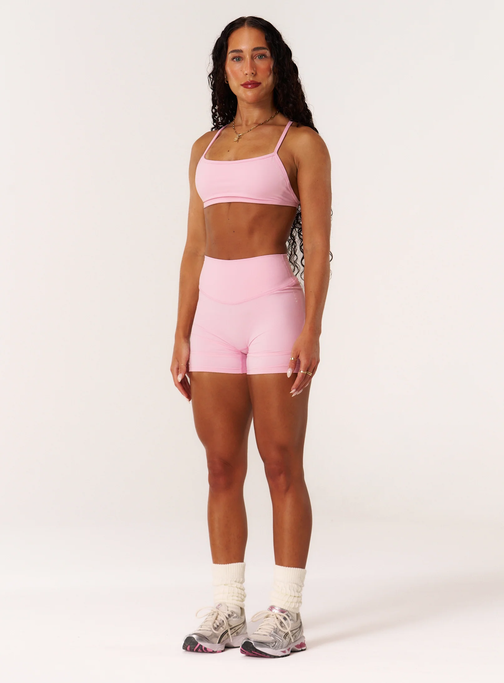 Cloud Compression Square Back Bra - Avalon Pink - Image 3