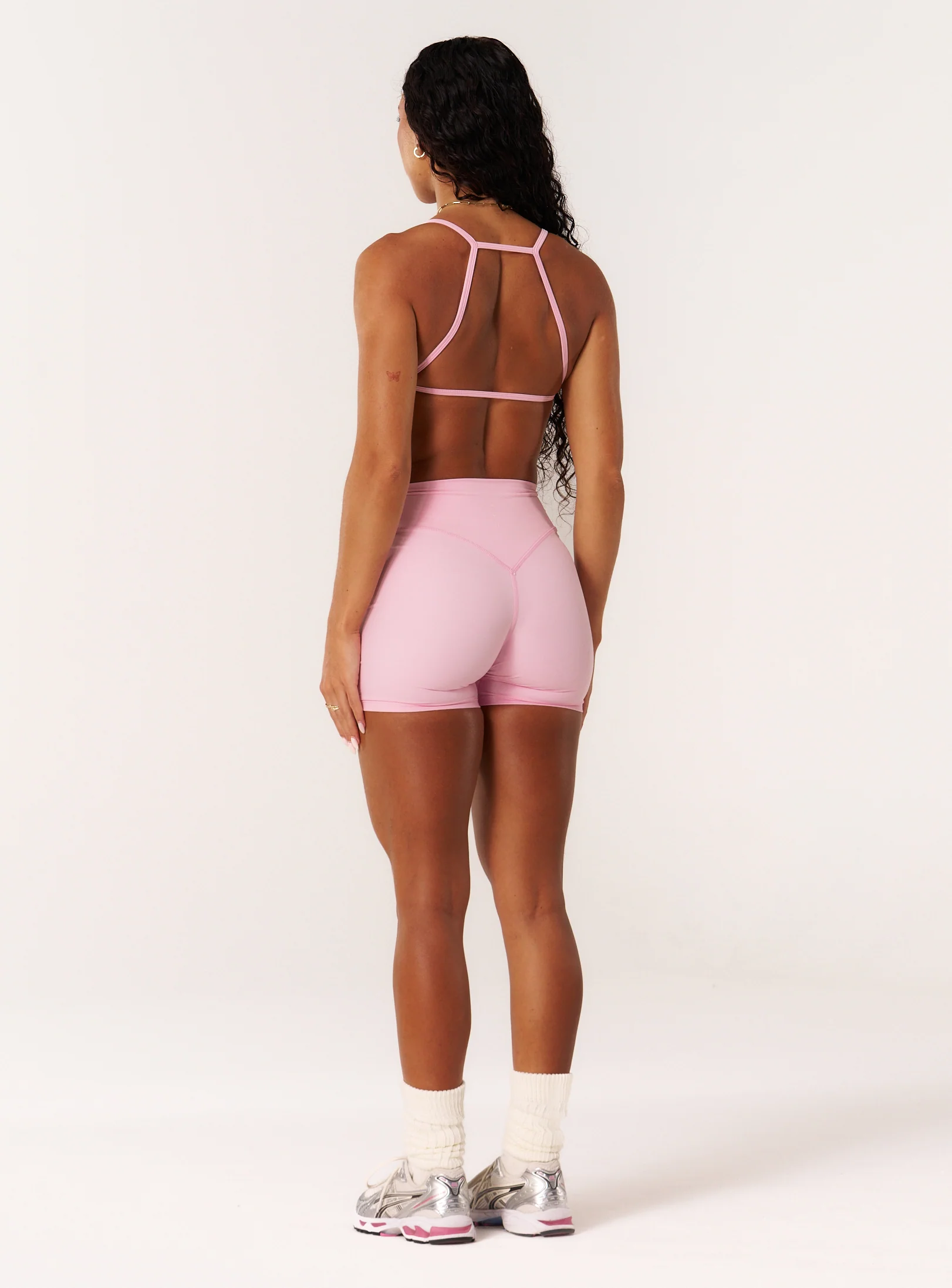 Cloud Compression Square Back Bra - Avalon Pink - Image 4