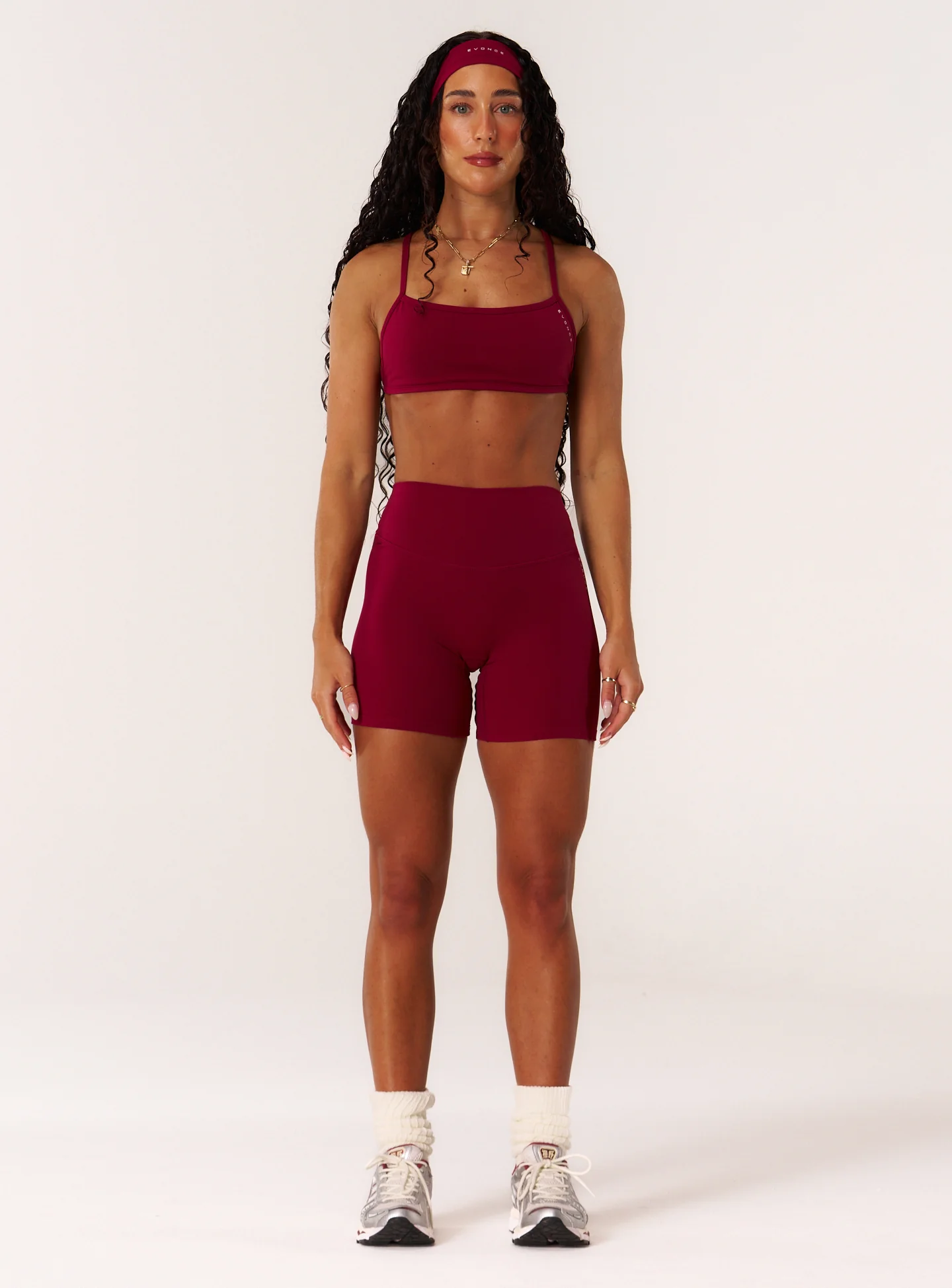 Cloud Compression Square Back Bra - Beet - Image 3