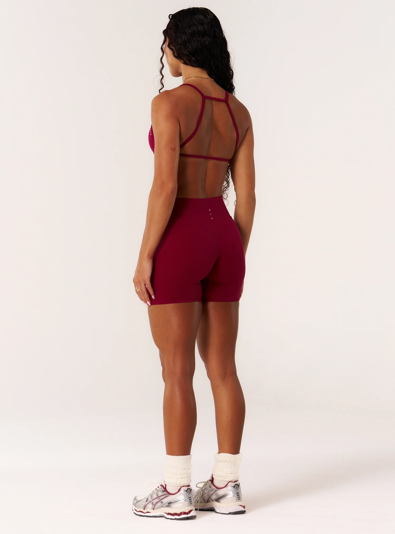 Cloud Compression Square Back Bra - Beet - Image 5