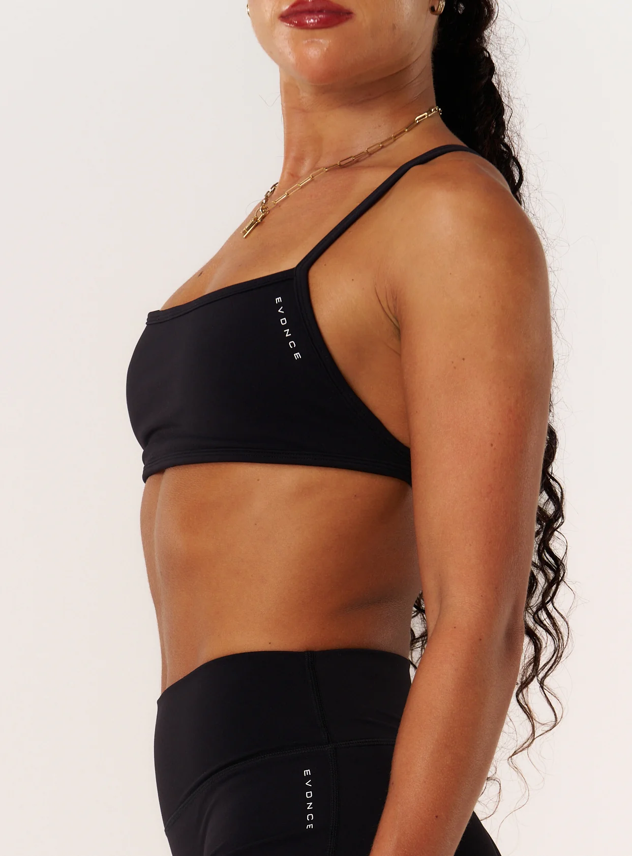 Cloud Compression Square Back Bra - Black - Image 7