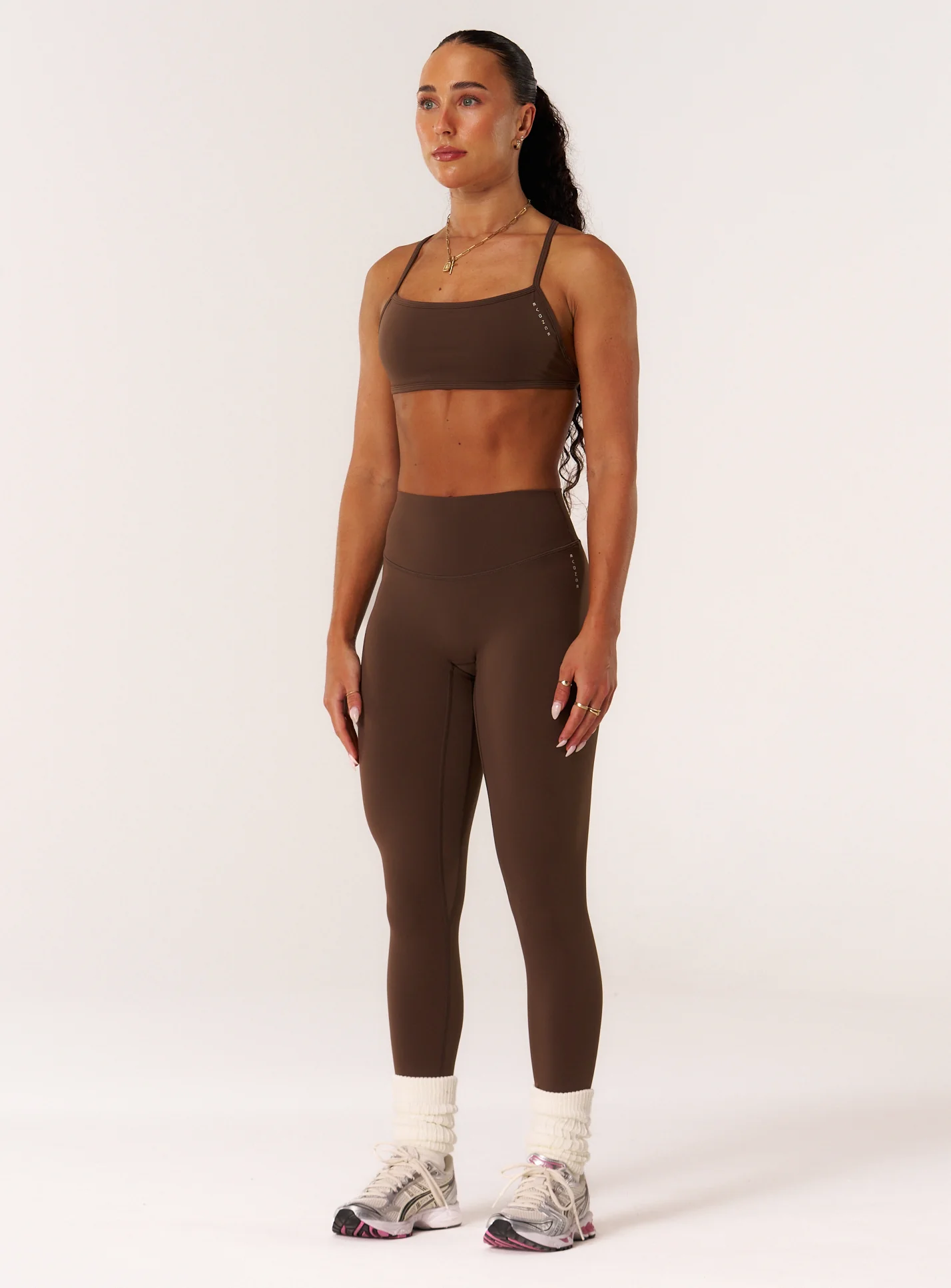 Cloud Compression Square Back Bra - Malt - Image 4