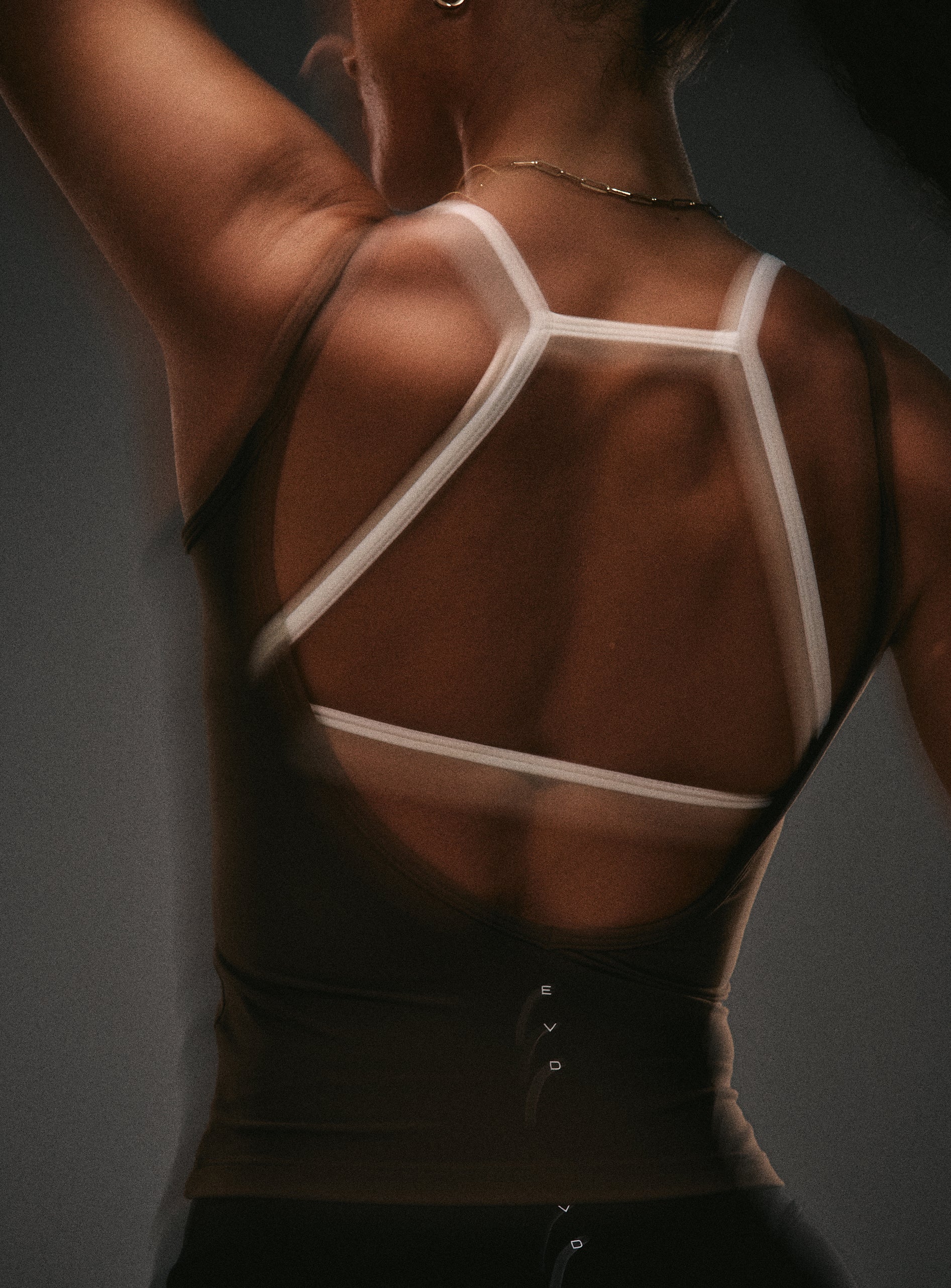 Cloud Compression Square Back Bra - Vanilla - Image 7