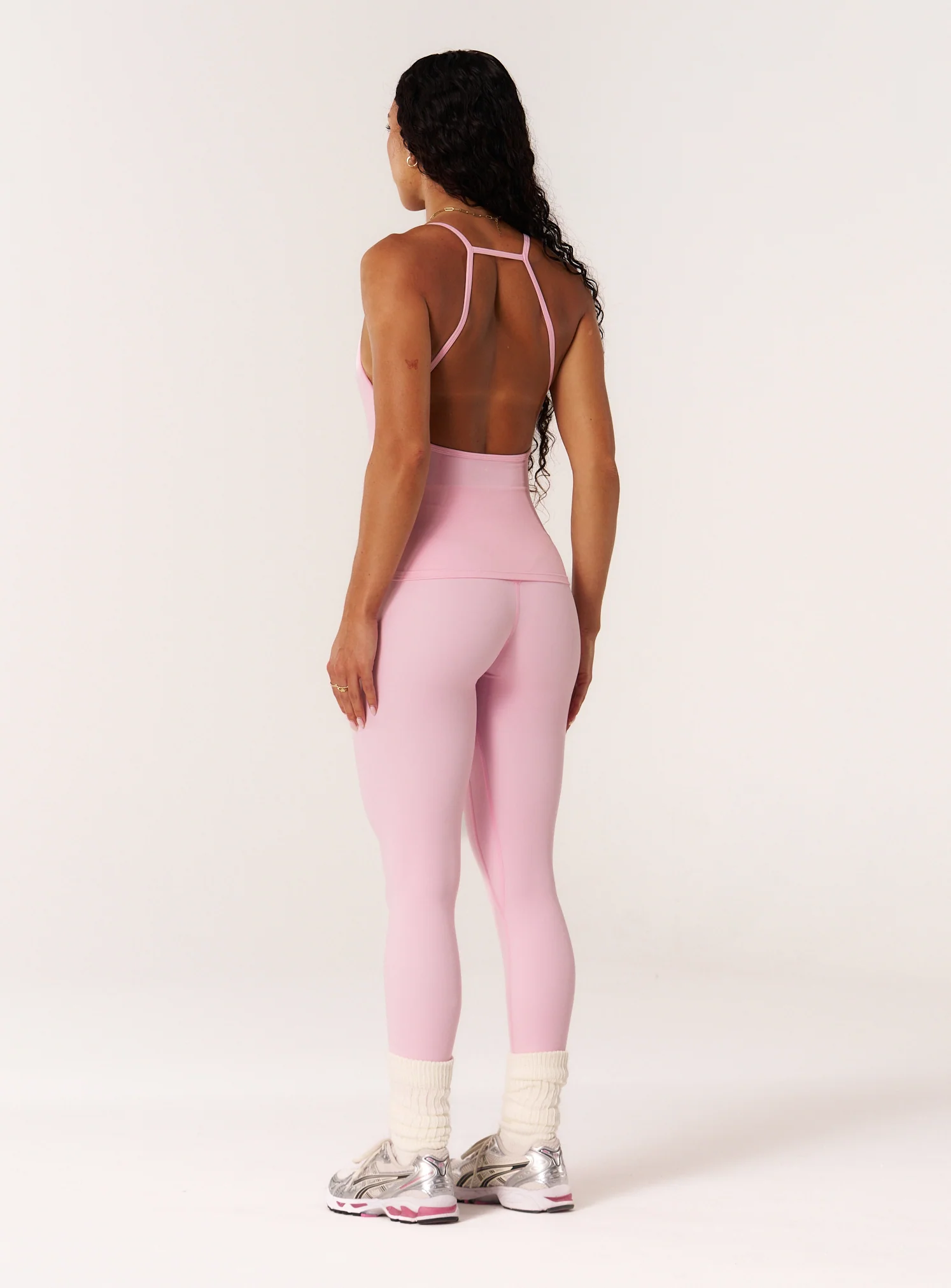 Cloud Compression Square Back Tank - Avalon Pink - Image 3