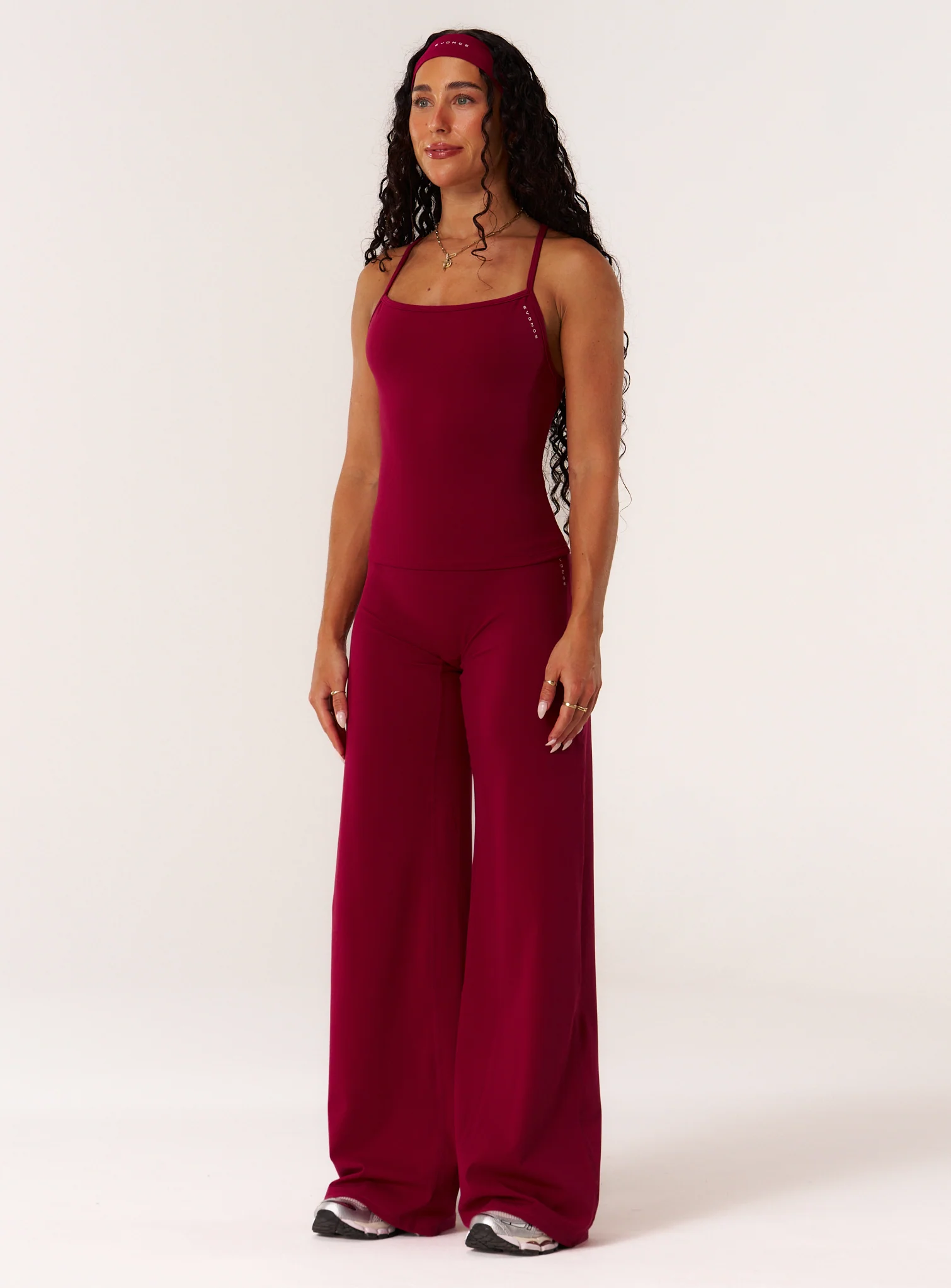 Cloud Compression Square Back Tank - Beet - Image 7