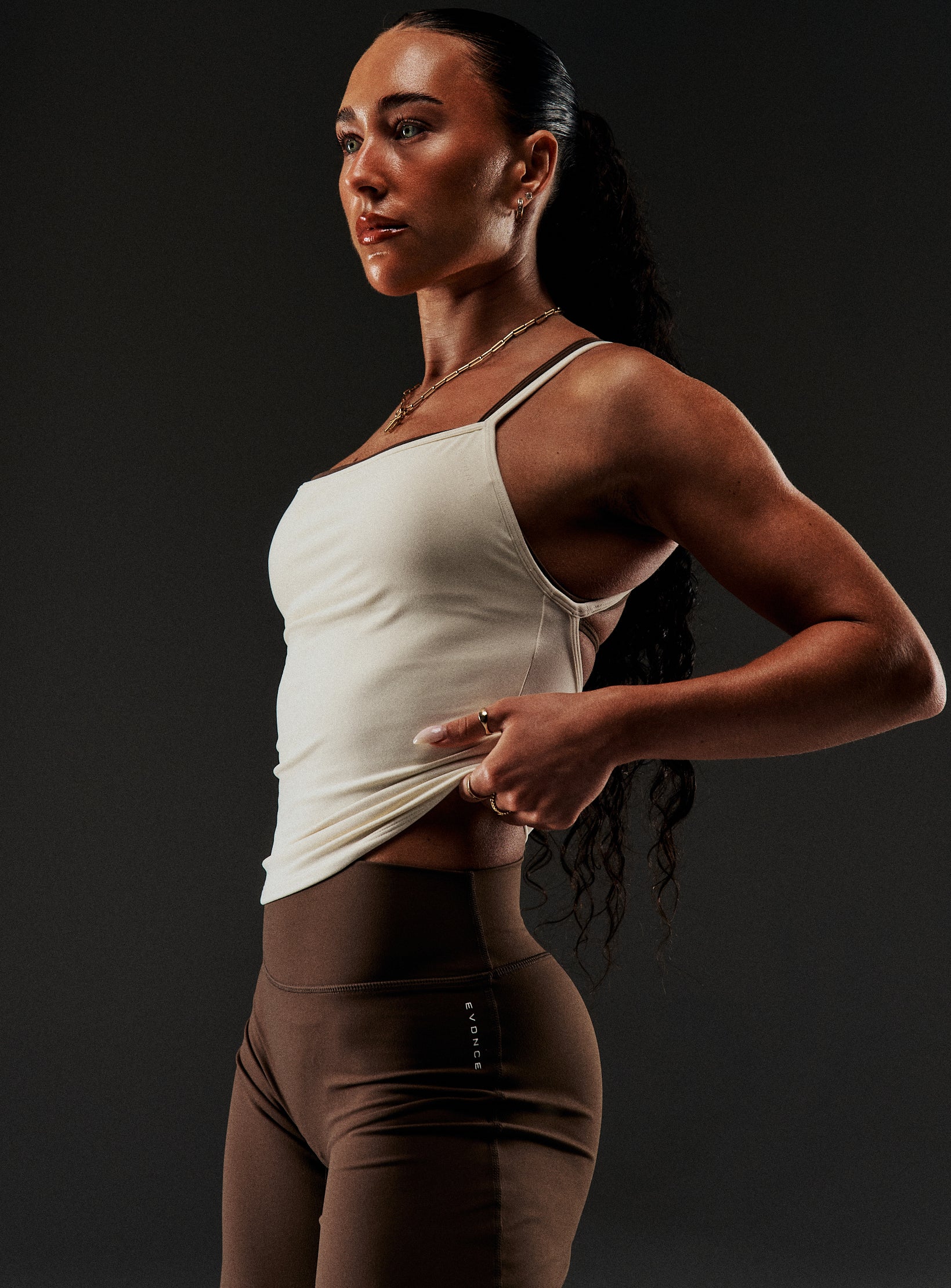 Cloud Compression Square Back Tank - Vanilla - Image 7