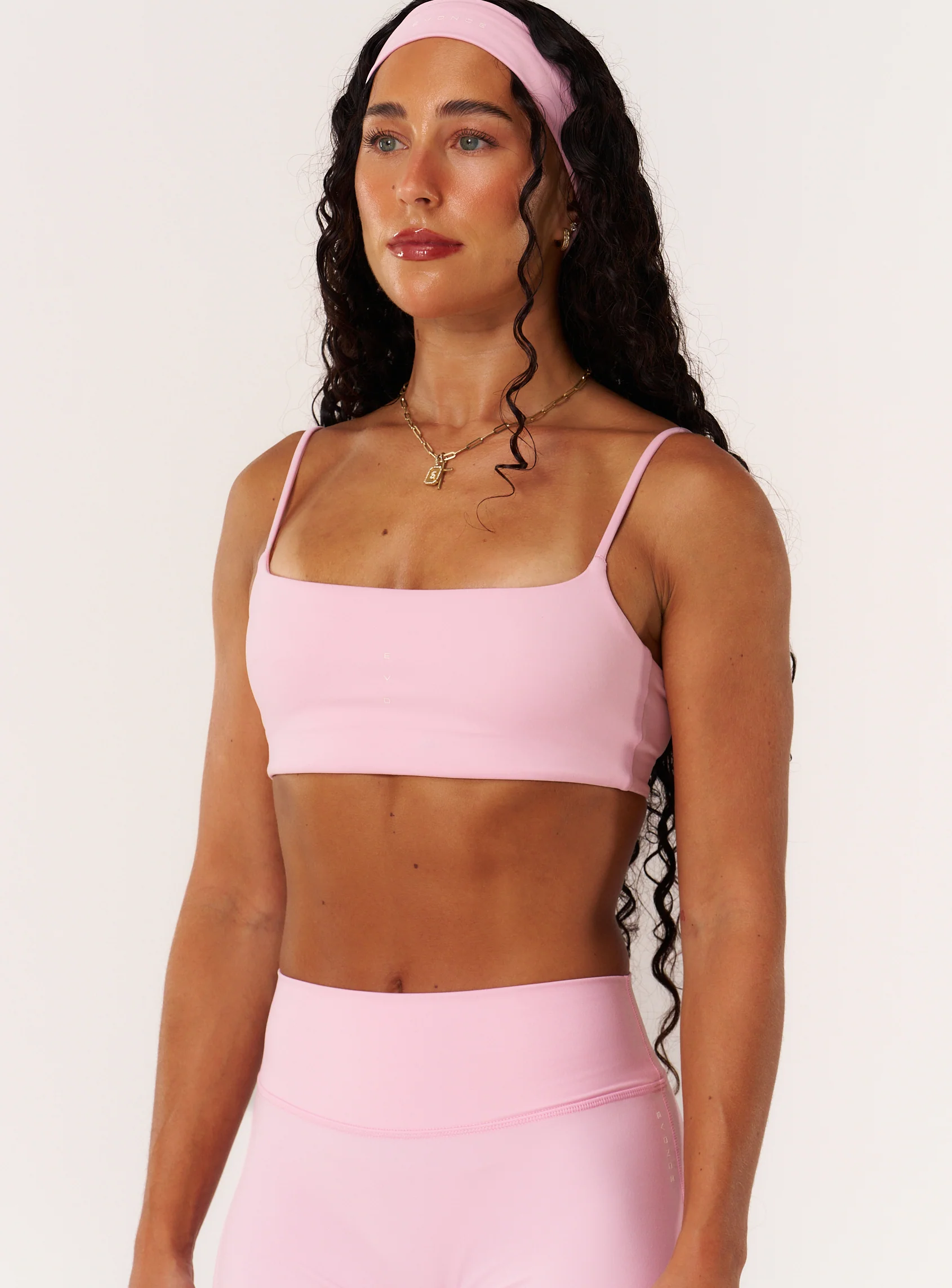 Cloud Compression Strappy Crop - Avalon Pink - Image 3