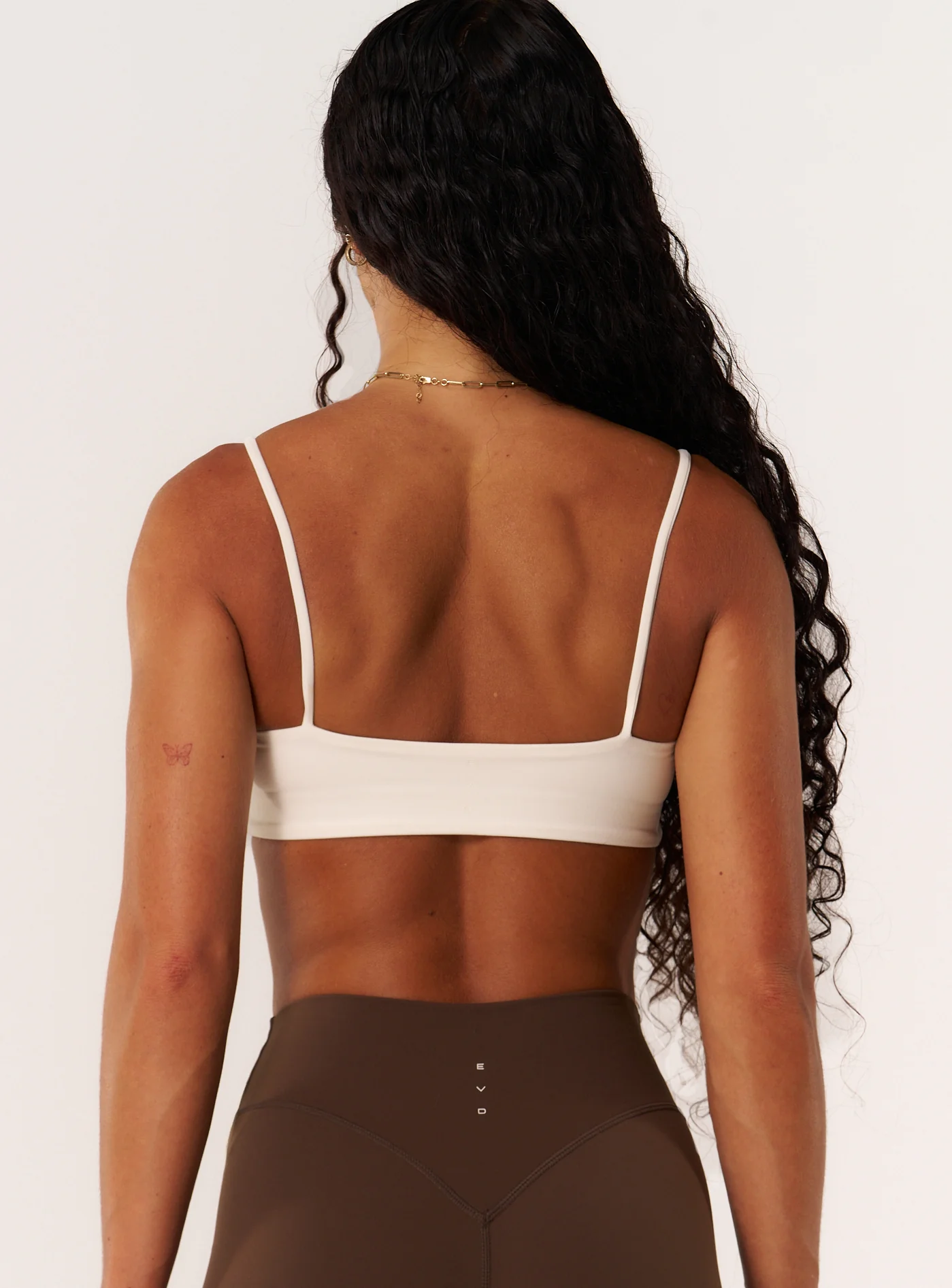 Cloud Compression Strappy Crop - Vanilla - Image 5