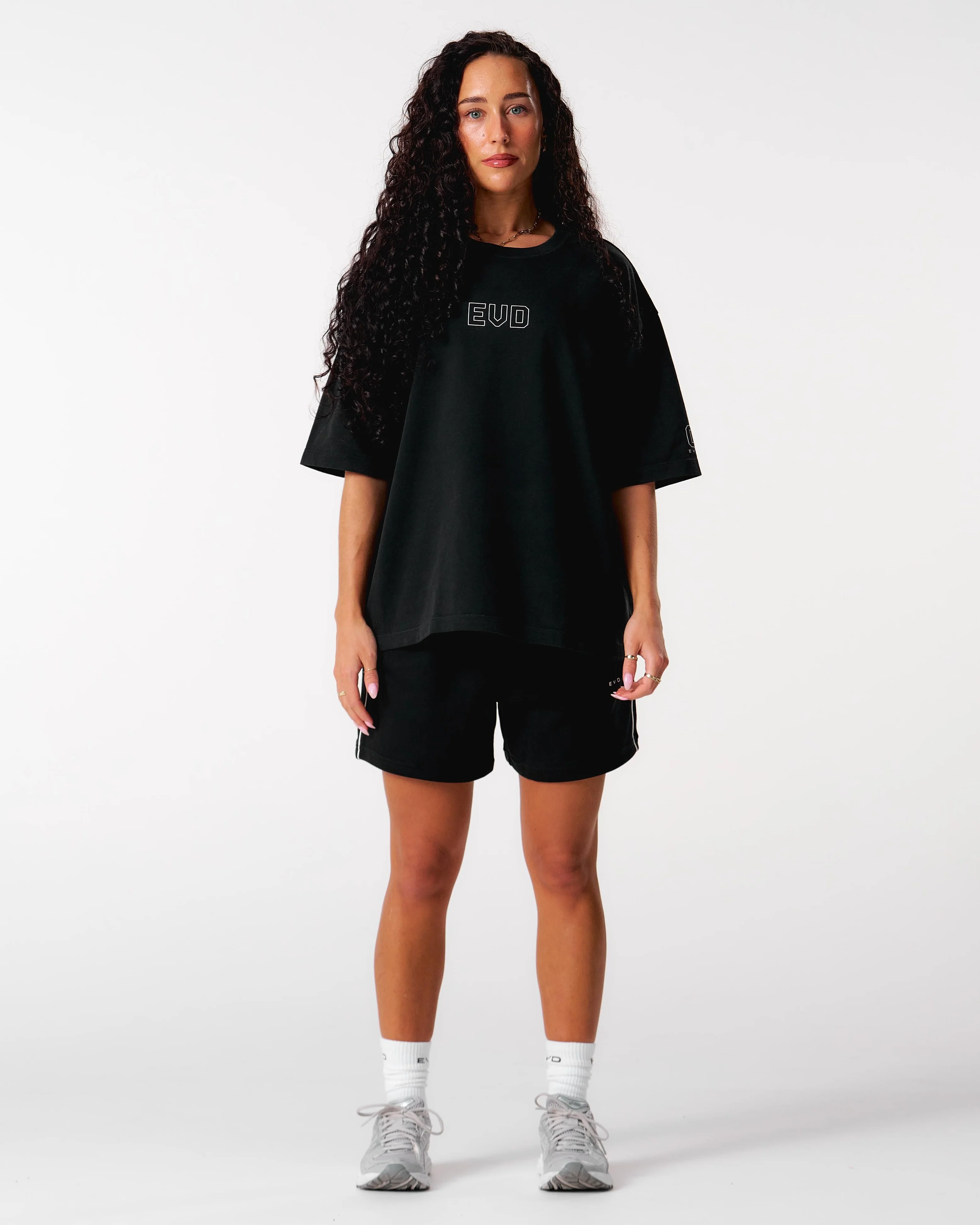 Core Oversized Tee - Washed Out Black - Image 3
