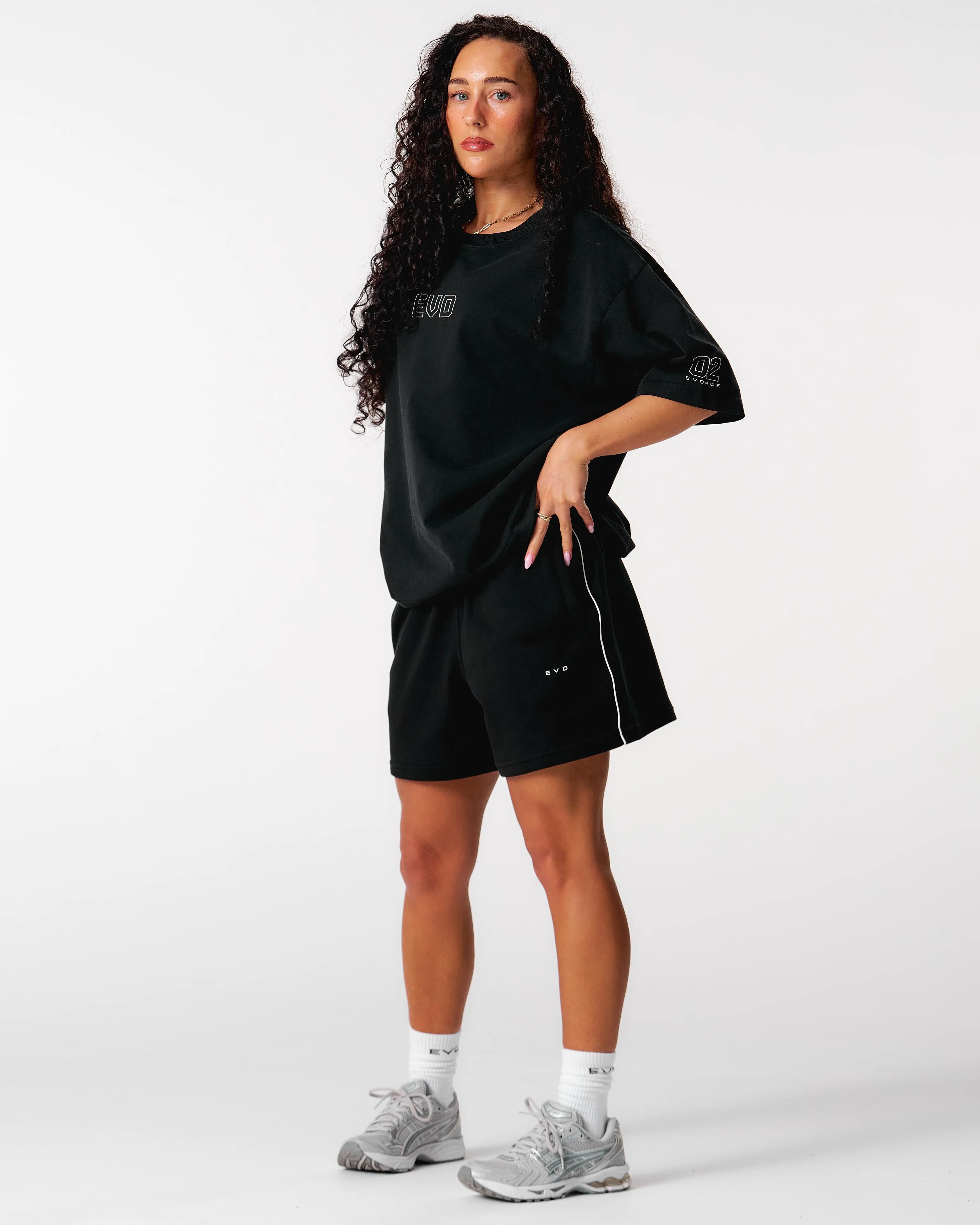 Core Oversized Tee - Washed Out Black - Image 4
