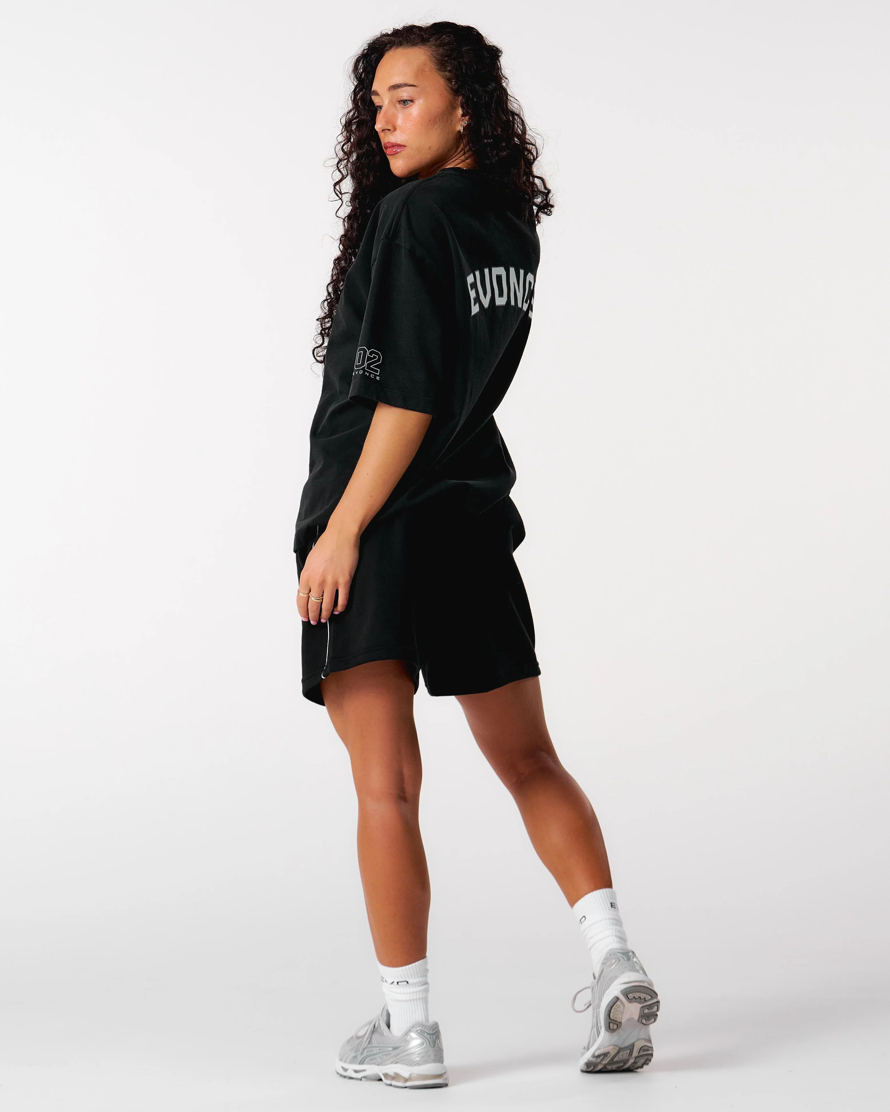 Core Oversized Tee - Washed Out Black - Image 5