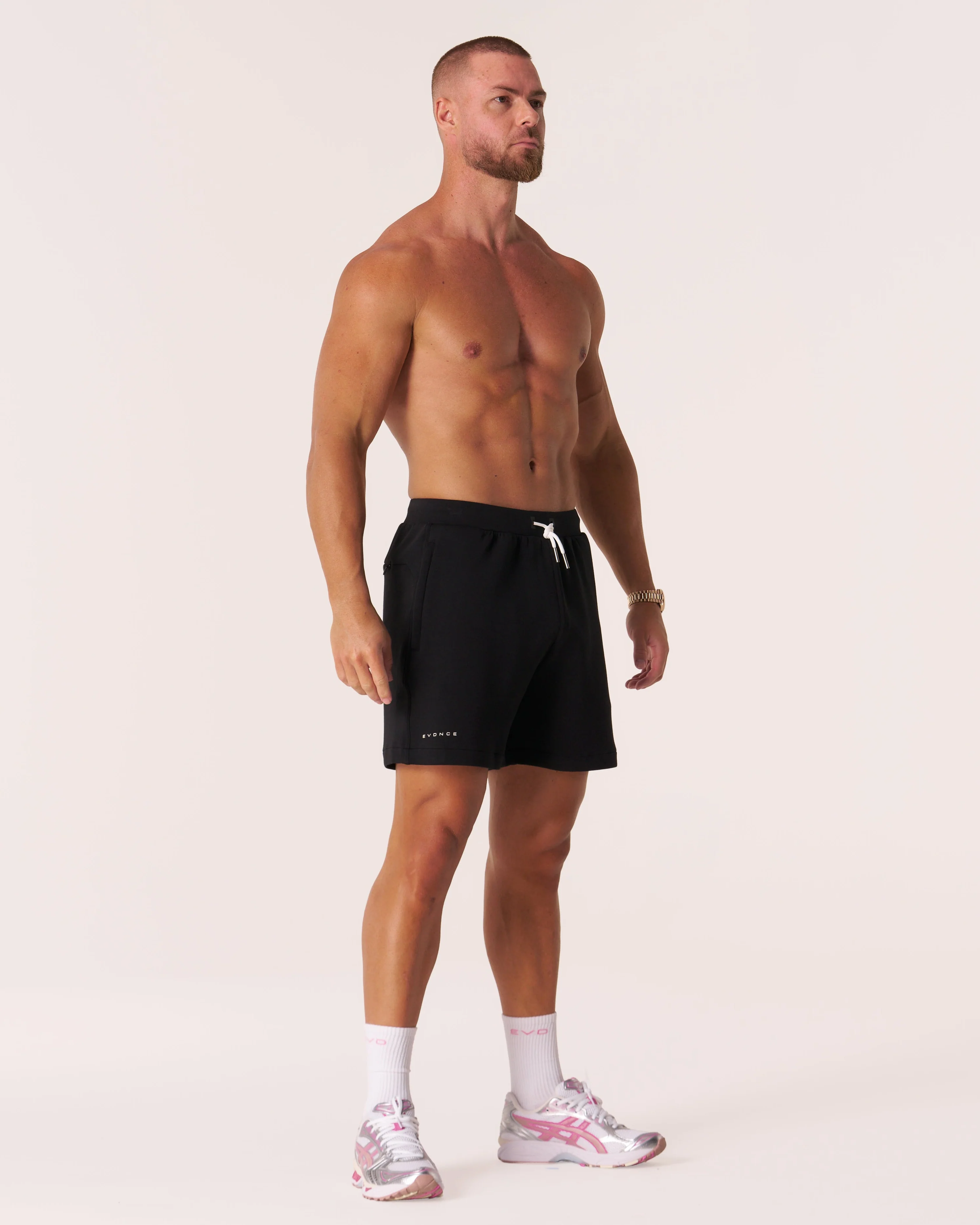 EVDNCE Core Relaxed Shorts - Black - Image 3