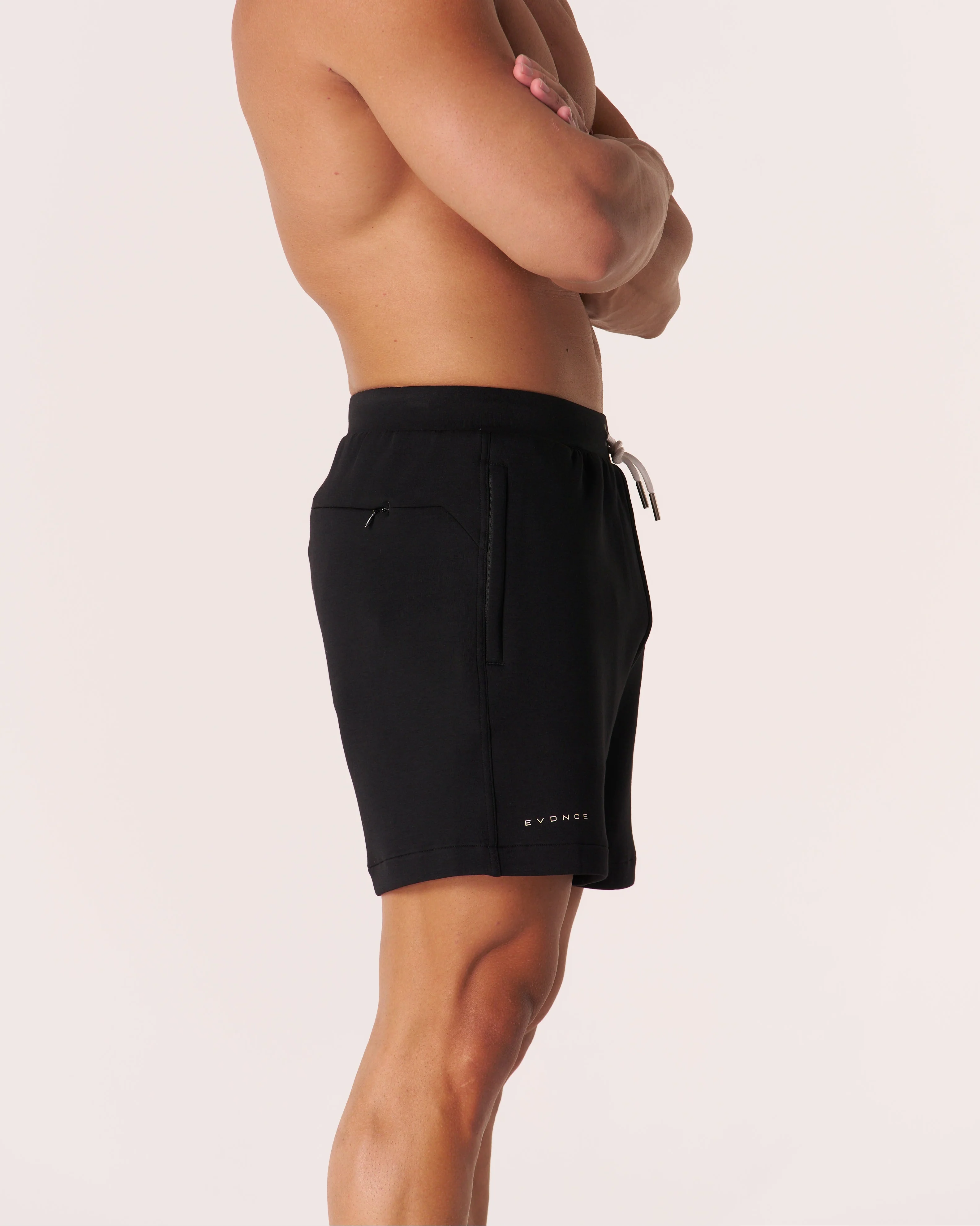 EVDNCE Core Relaxed Shorts - Black - Image 4