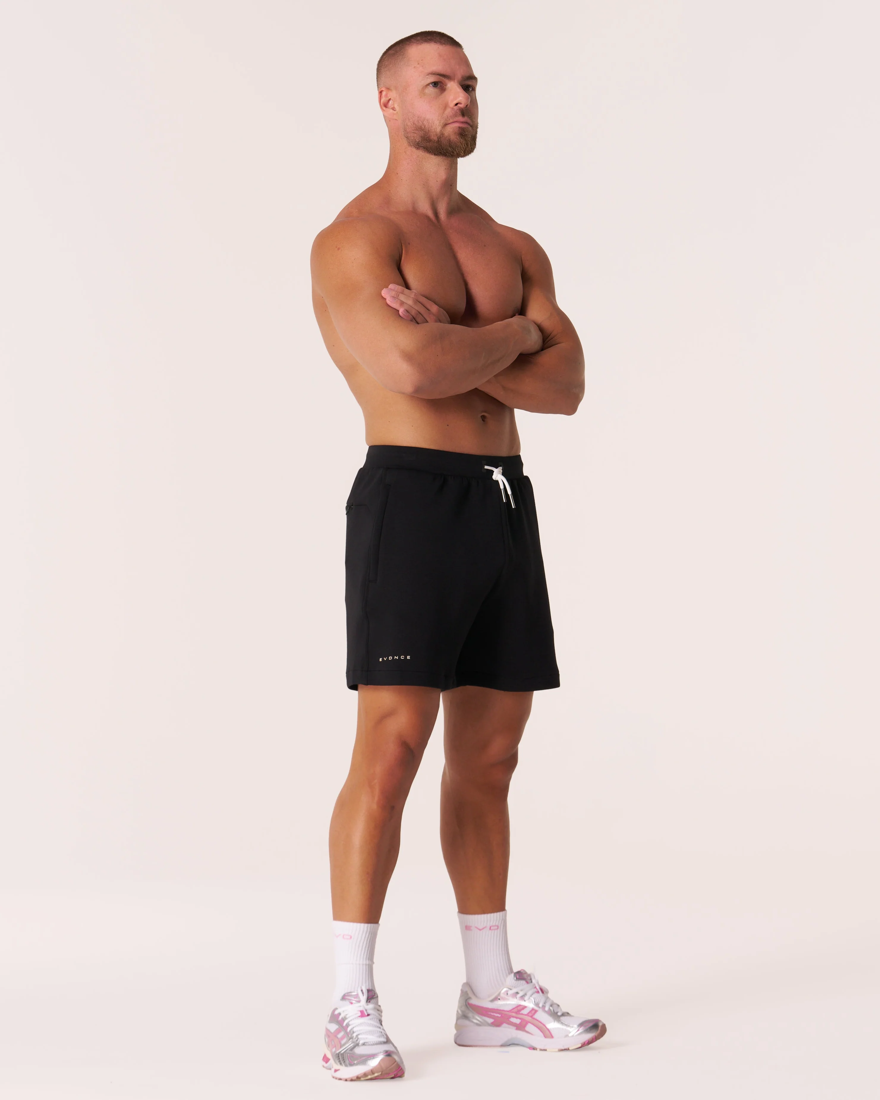 EVDNCE Core Relaxed Shorts - Black - Image 6