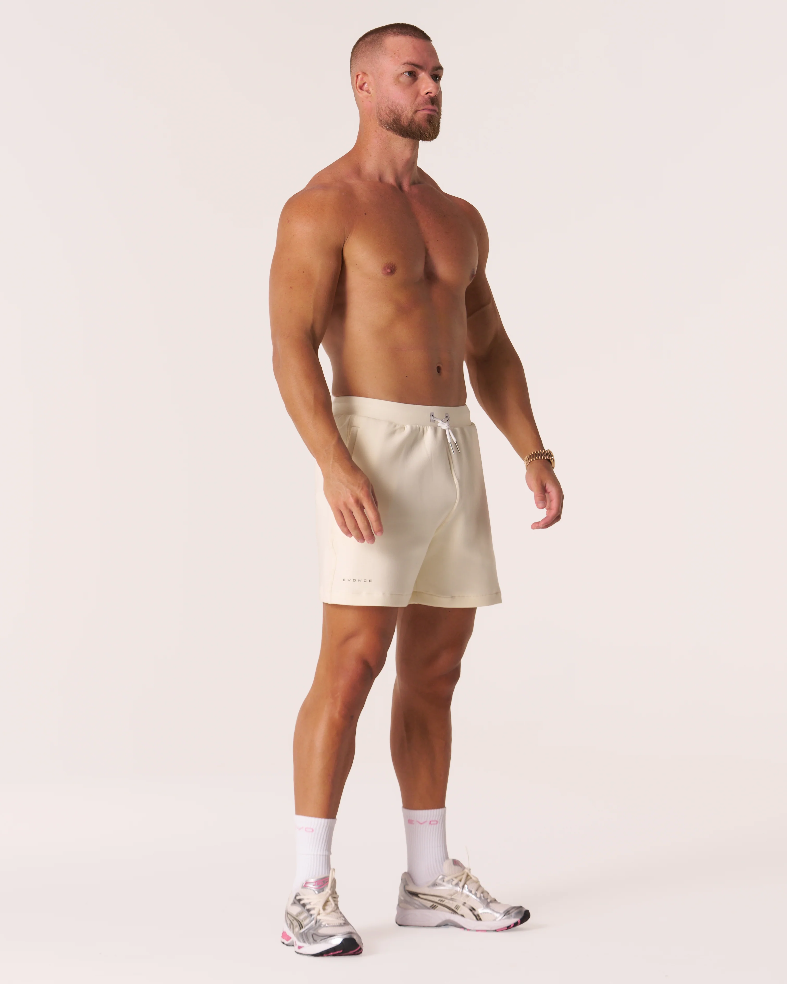 EVDNCE Core Relaxed Shorts - Vanilla - Image 7