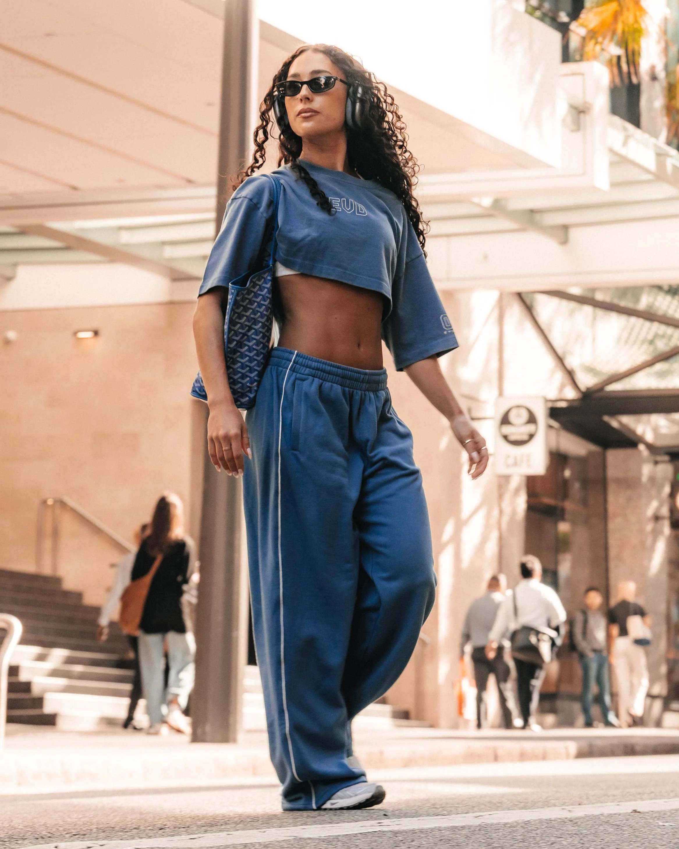 Core Relaxed Track Pants - Blue - Image 10