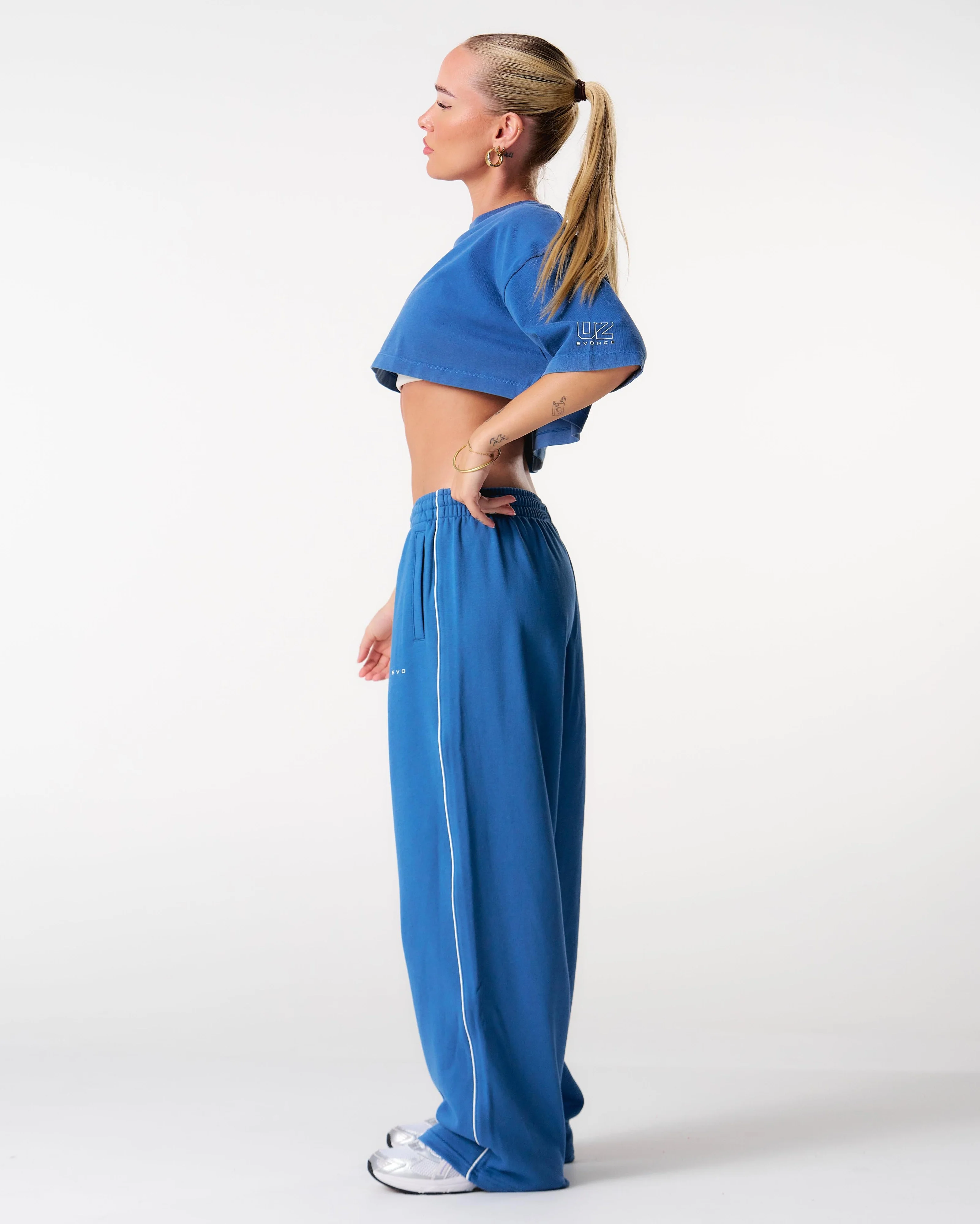Core Relaxed Track Pants - Blue - Image 5