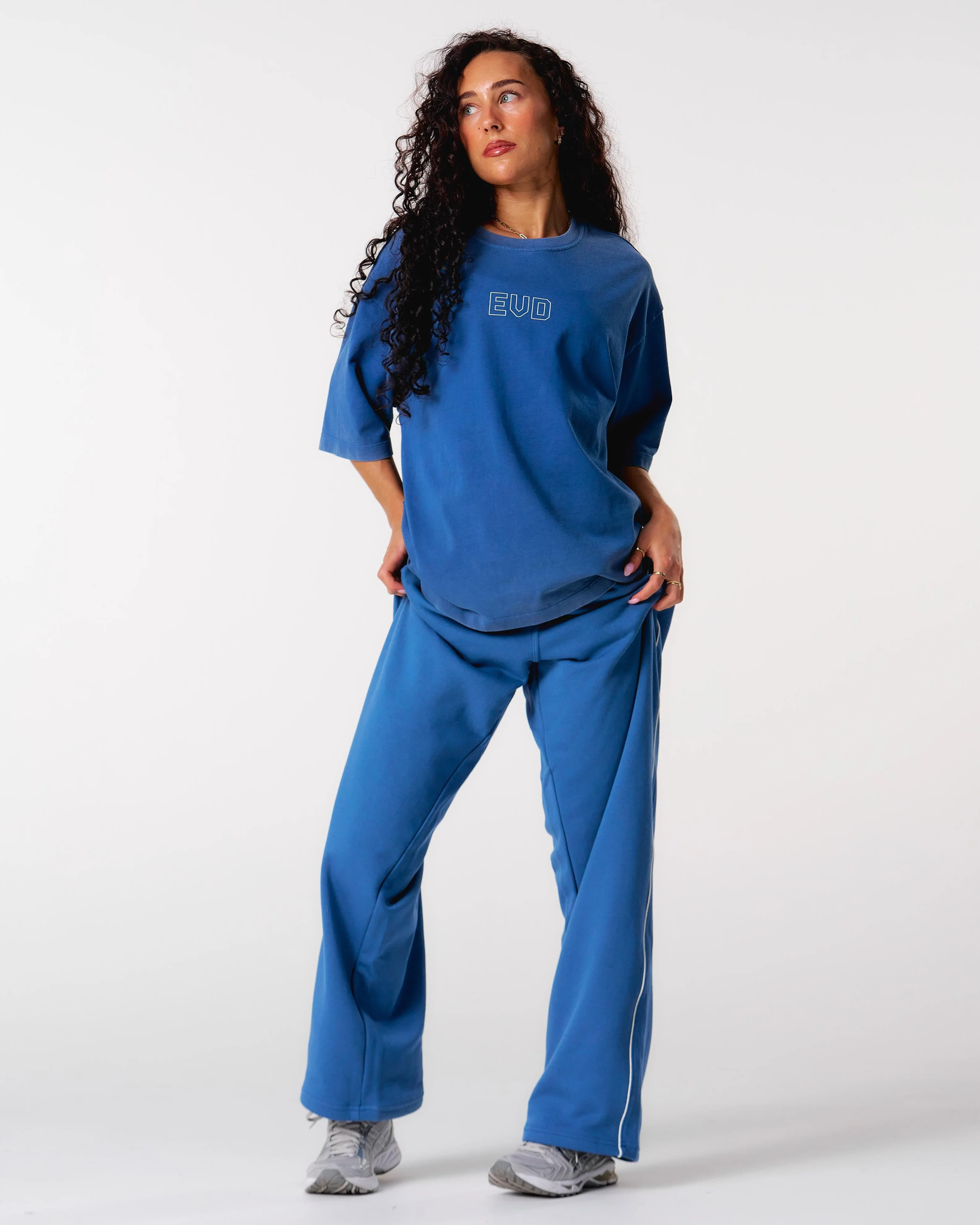 Core Relaxed Track Pants - Blue - Image 6
