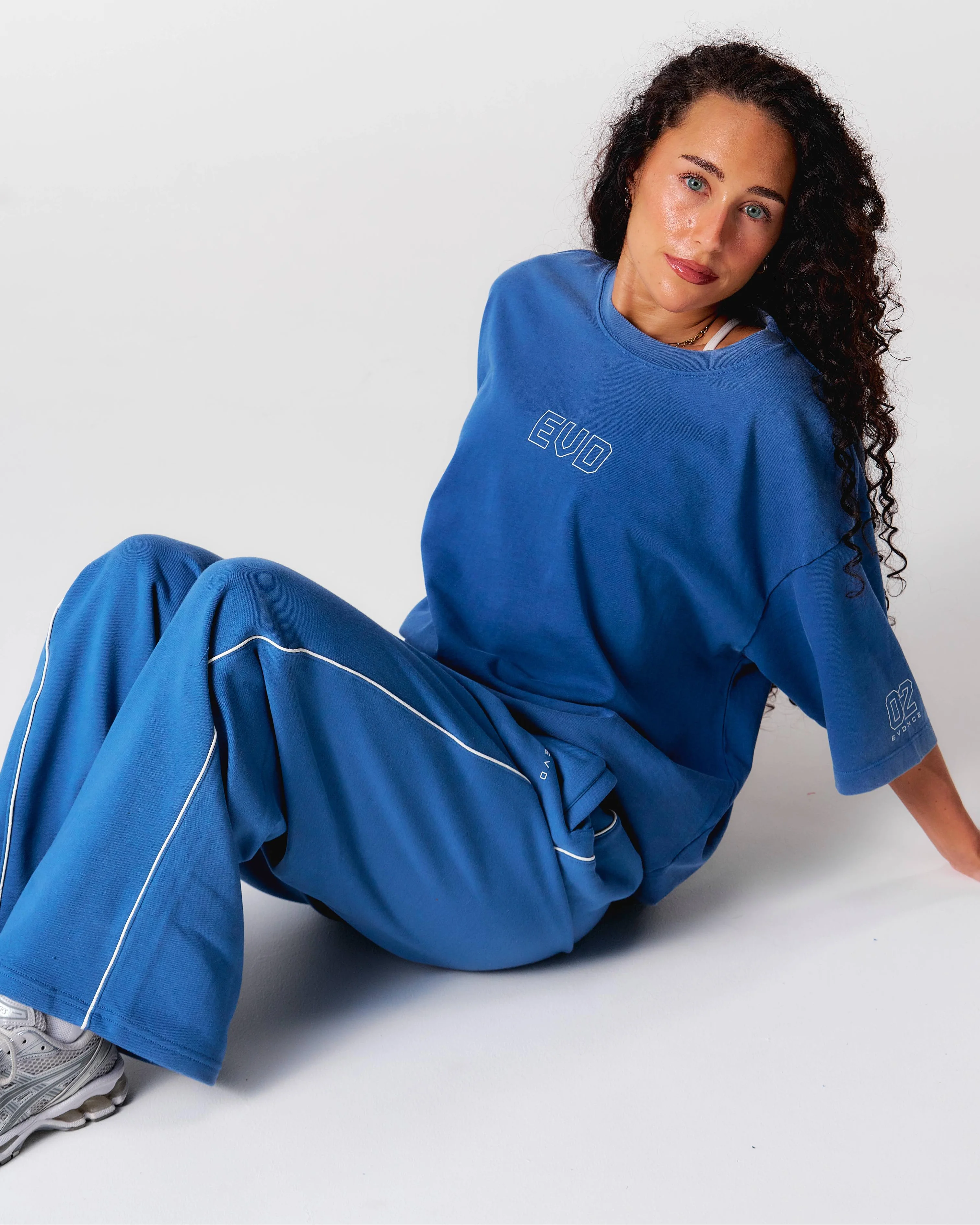 Core Relaxed Track Pants - Blue - Image 9