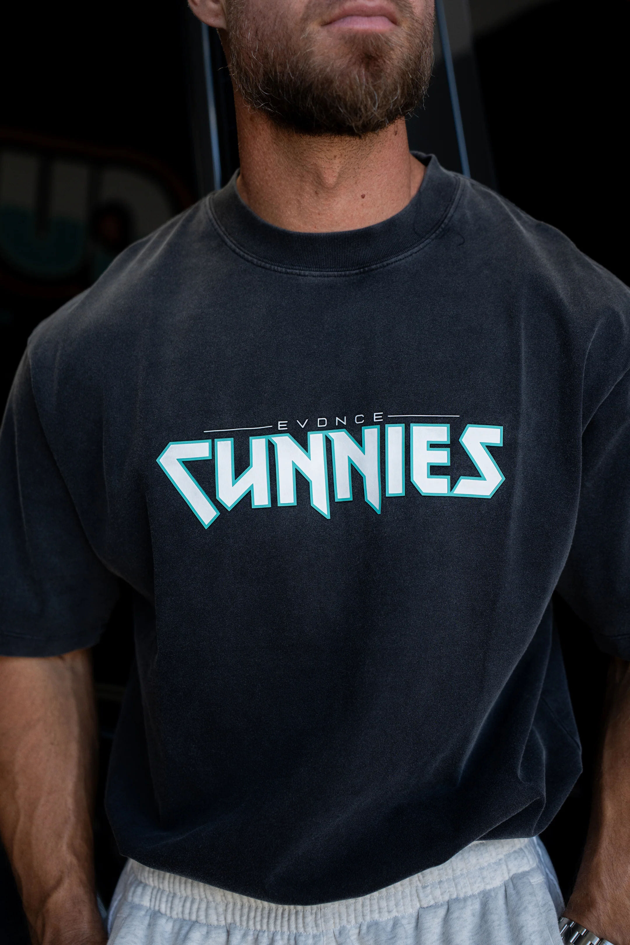 Cunnies Metal Tee - Aqua - Image 3